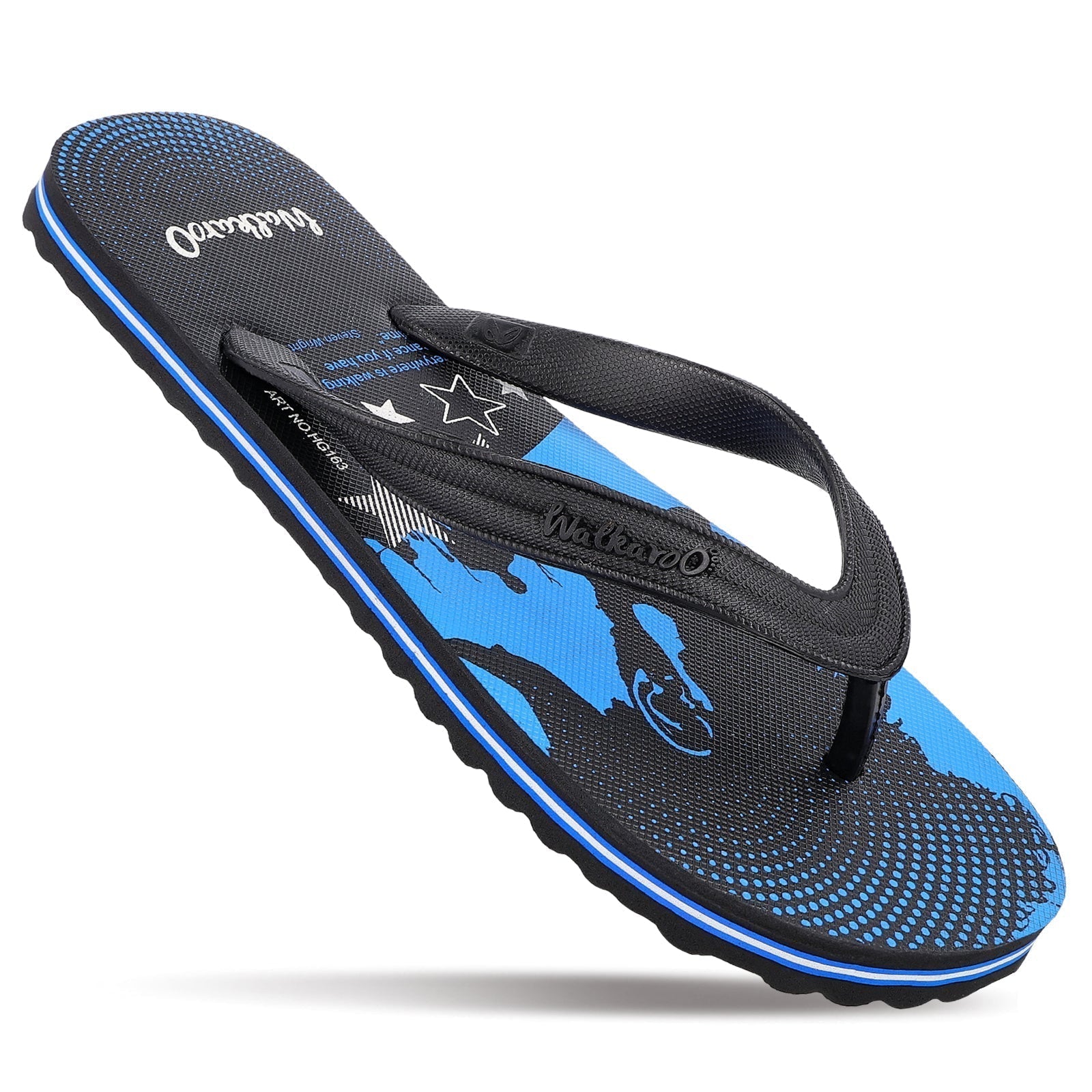 Men's Hawai Slippers HG163 Black Black - Main Image