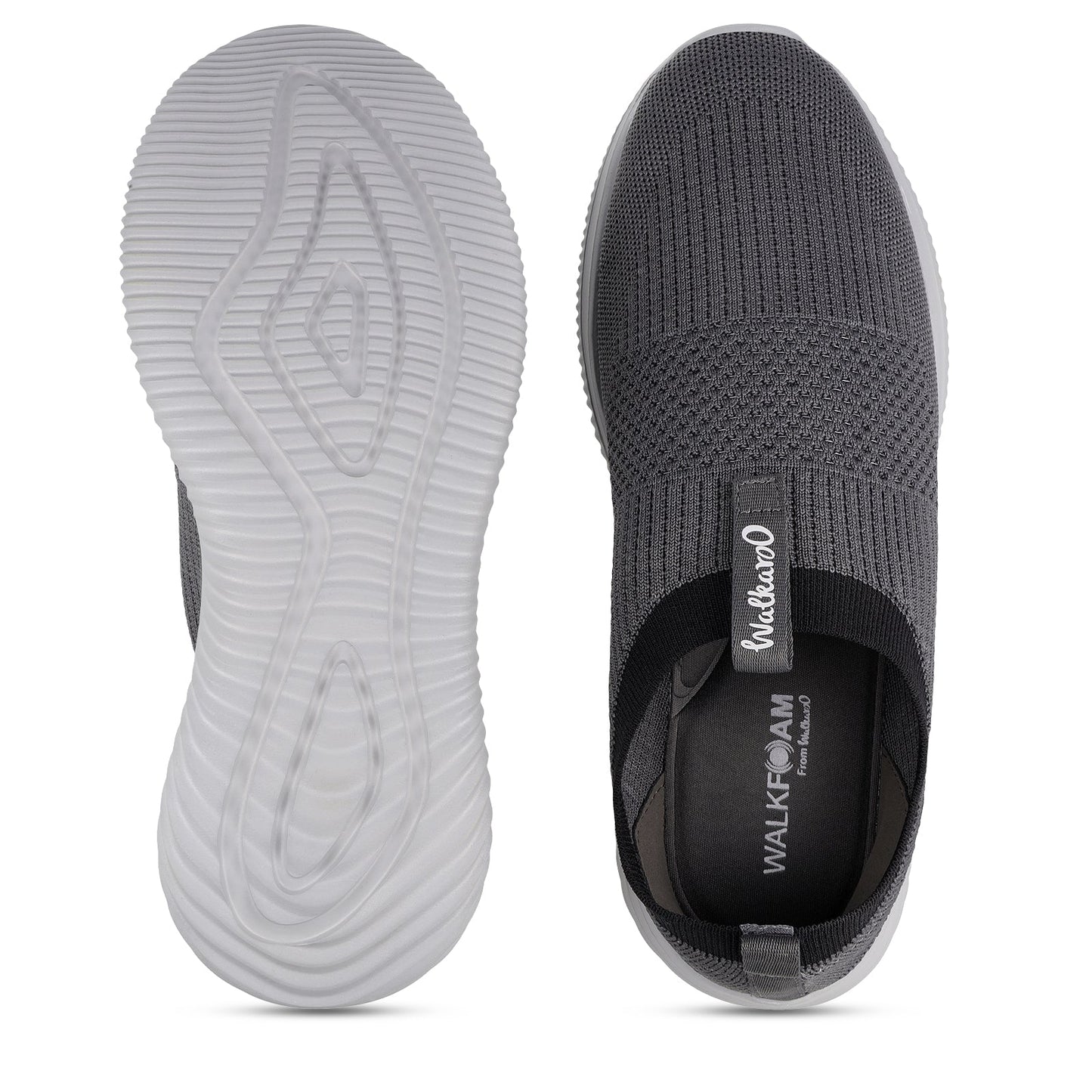 Men`s Slip-on Walking Shoes - WS9551 Grey