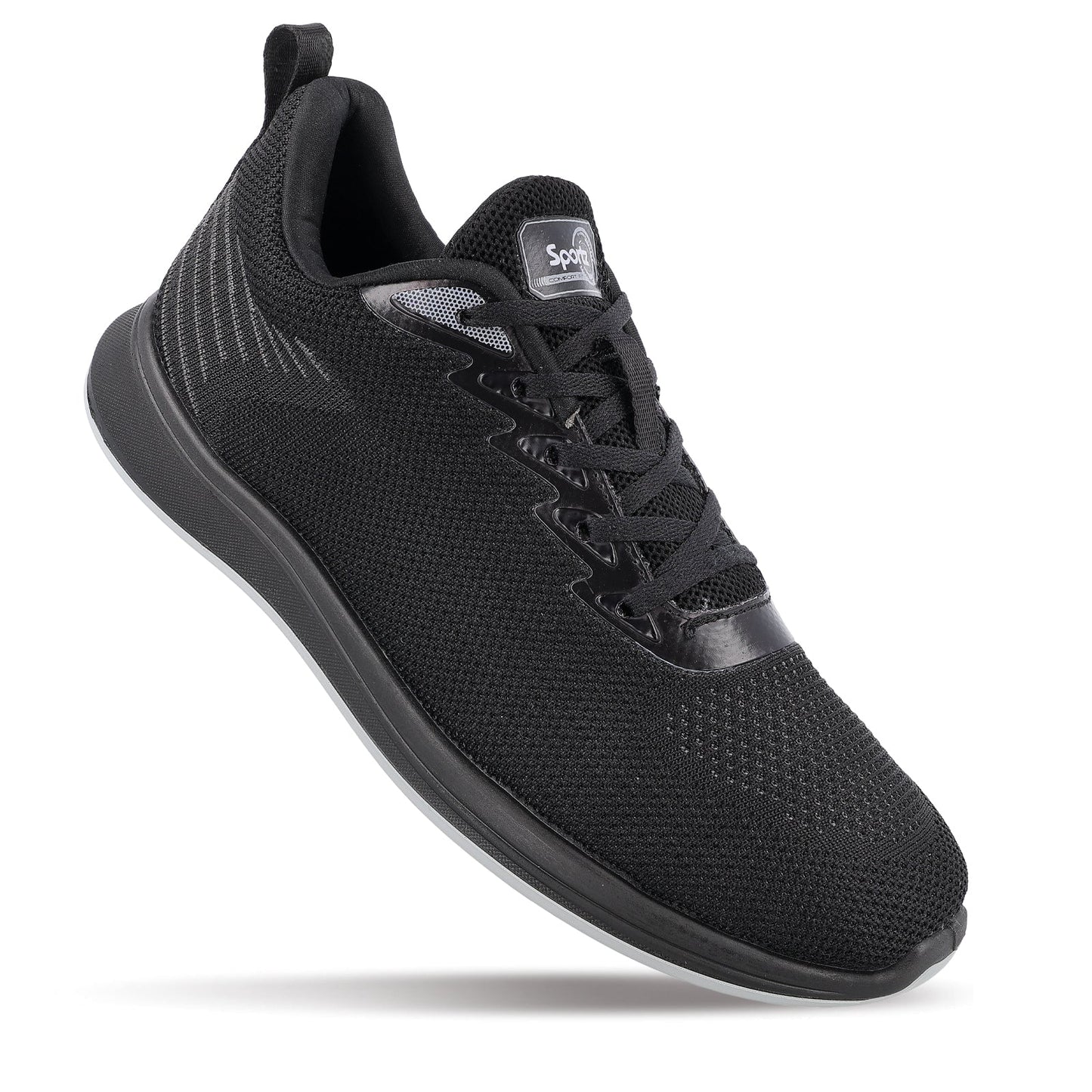Men's Daily Wear Non Marking Sports Shoe - WS6091 Black