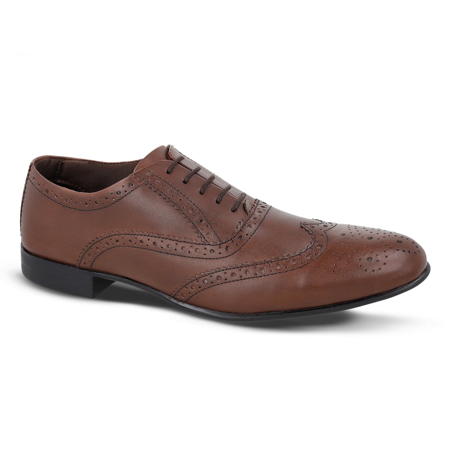 Walkaroo Leather Men formals Shoes - WF6055 Brown
