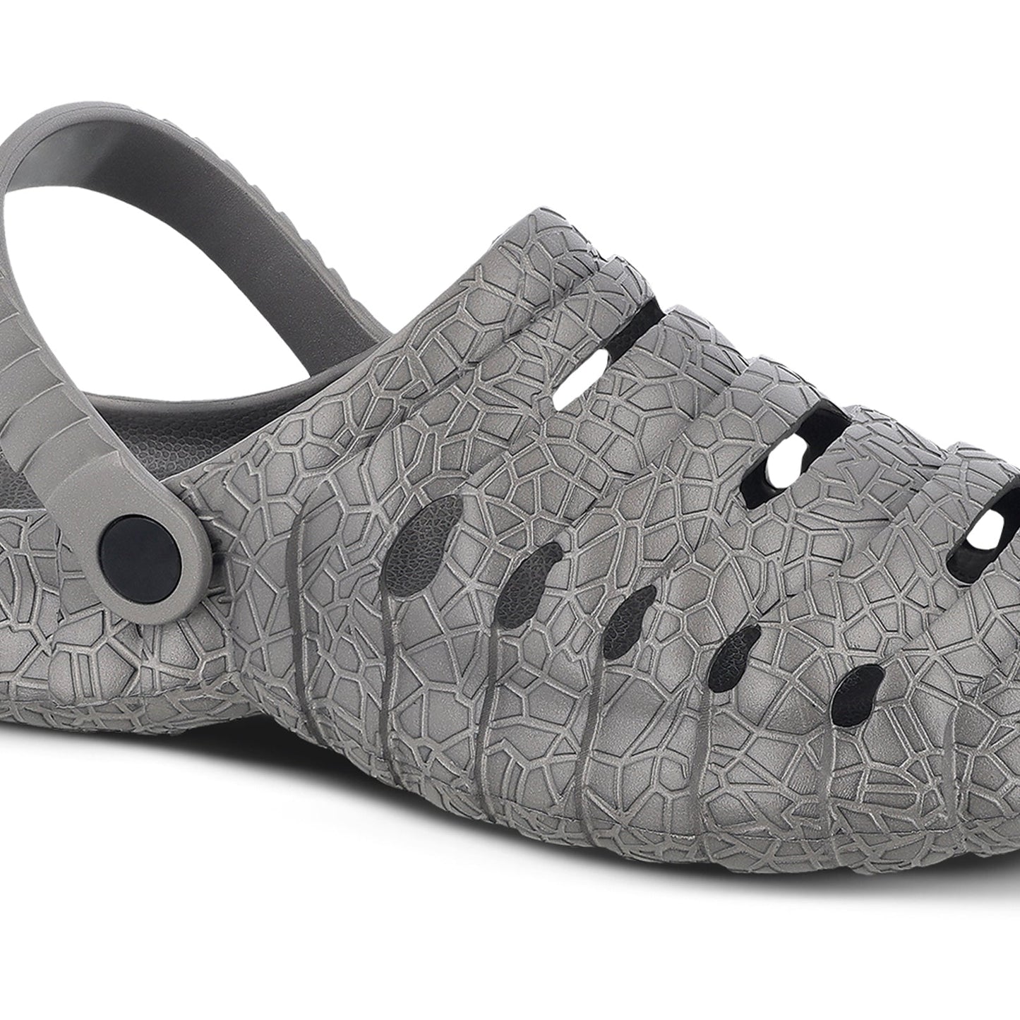 Walkaroo Men's Clogs - WC8761 Dark Grey