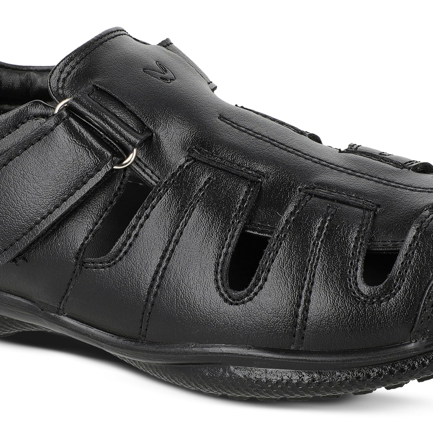 Walkaroo Roman Sandals Mens - WF6257 Black