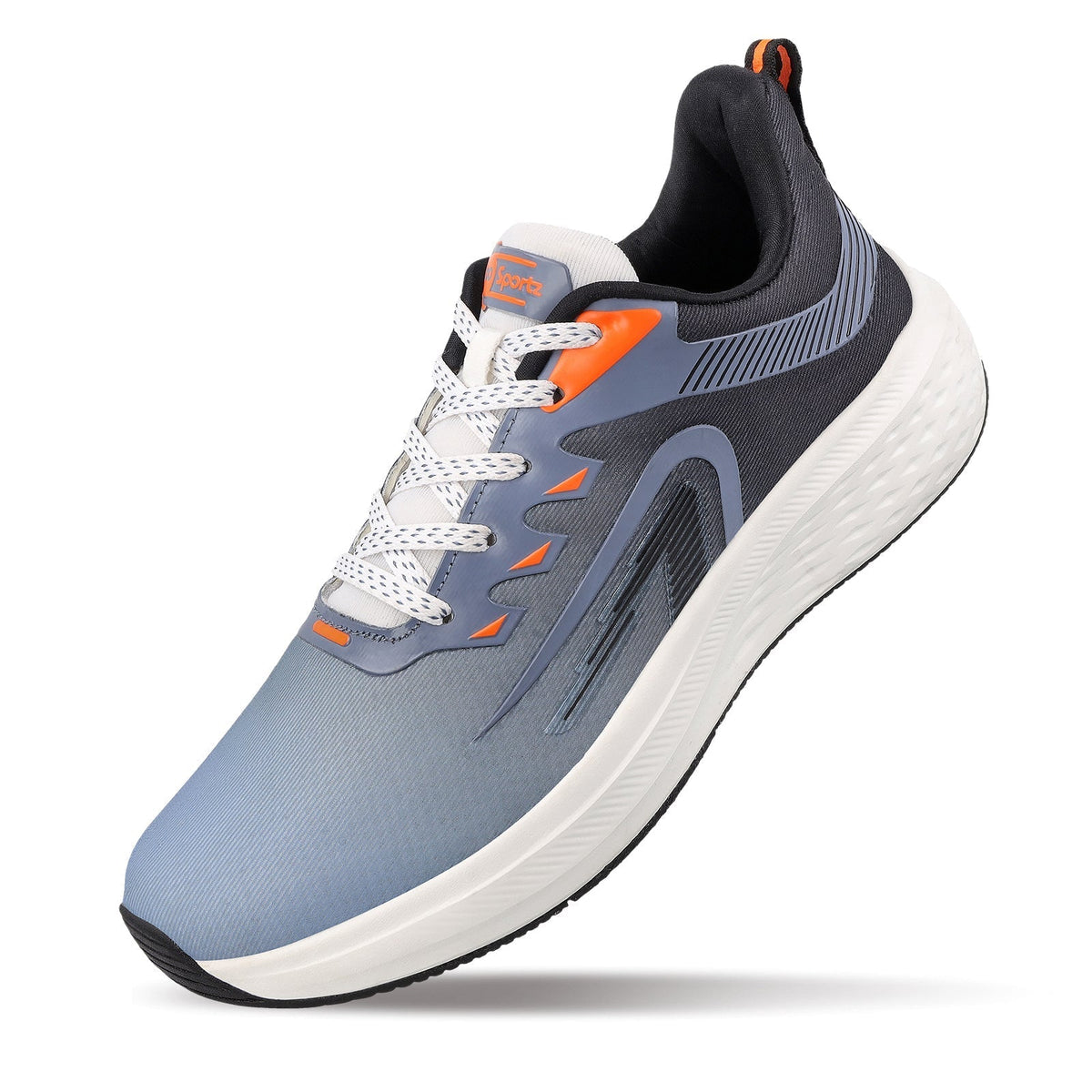 TYGA Men's Lace-up Sports Shoes - Black Aqua