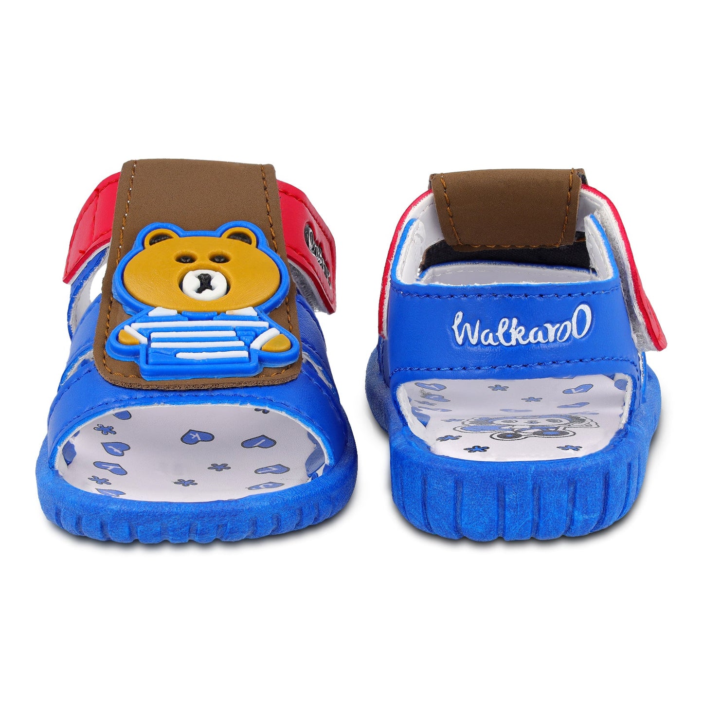Walkaroo Kids Cartoonic Fisherman Sandals - WK336 Navy Blue