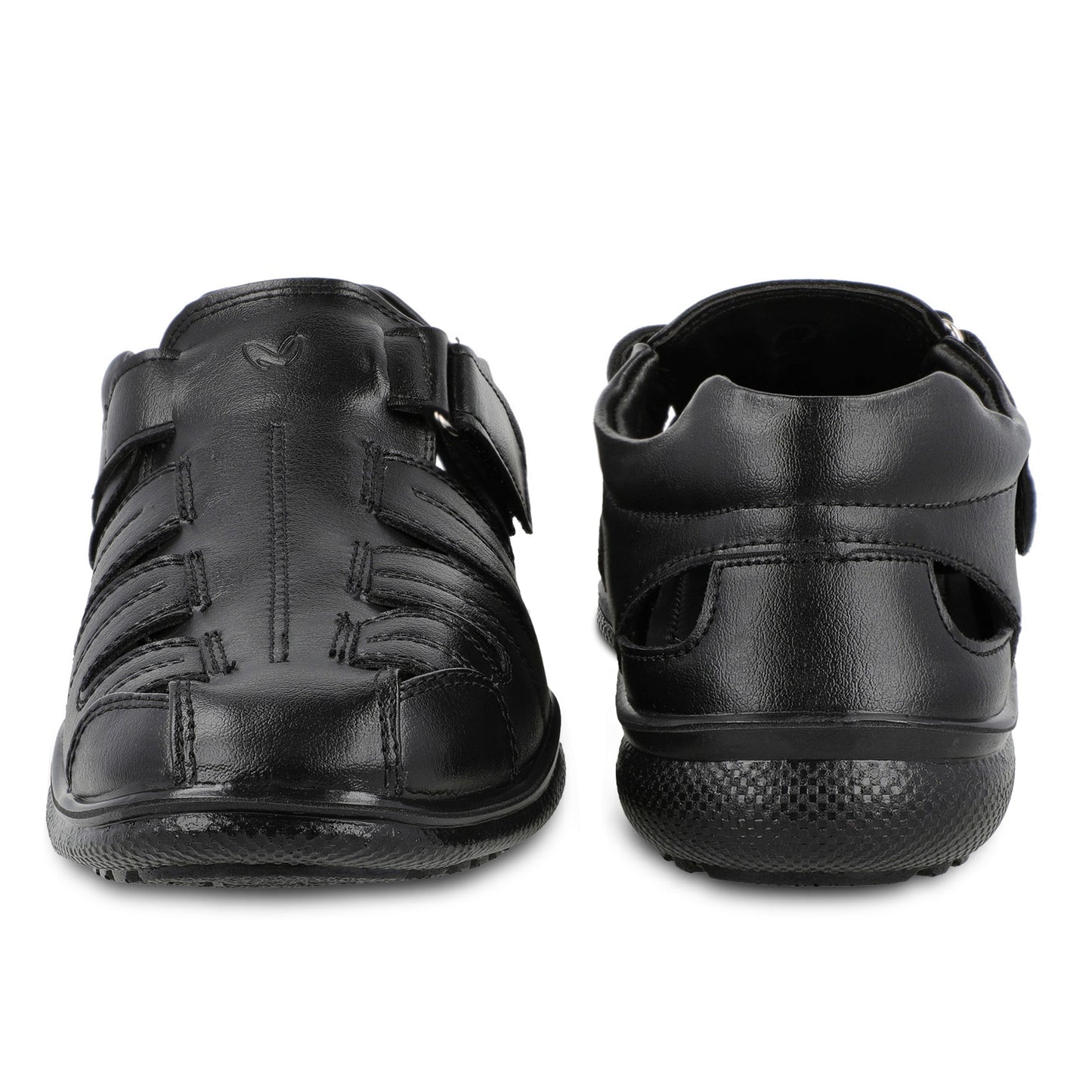 Walkaroo Roman Sandals Mens - WF6257 Black