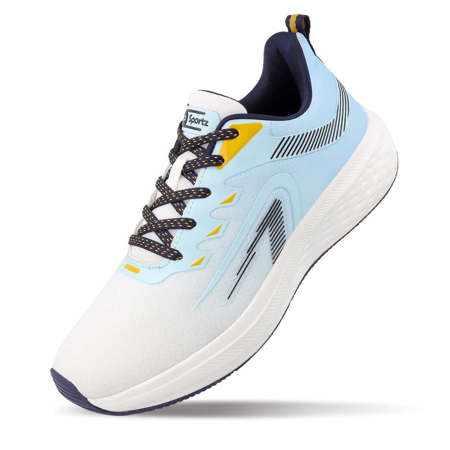 TYGA Men's Lace-up Sports Shoe - White Sky