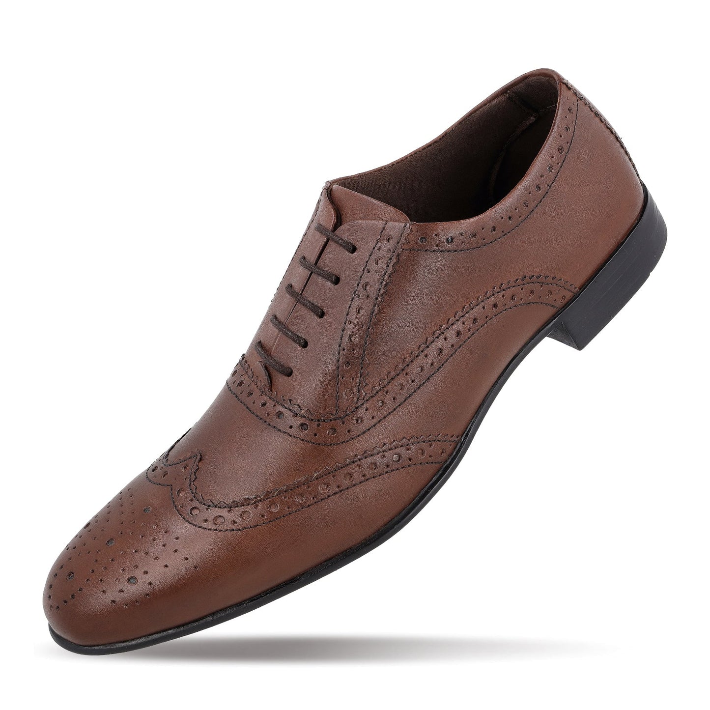 Walkaroo Leather Men formals Shoes - WF6055 Brown
