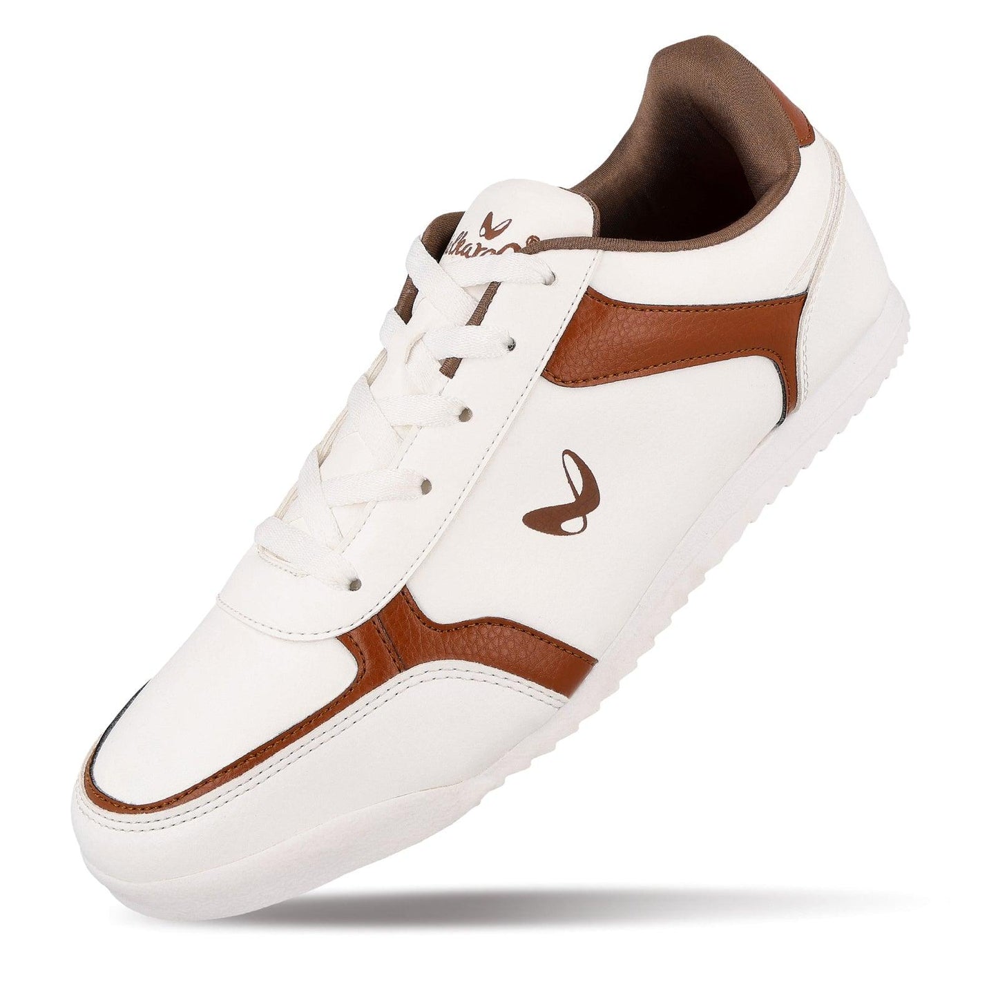 Men's Low-Top Sneakers - WY3459 White Brown