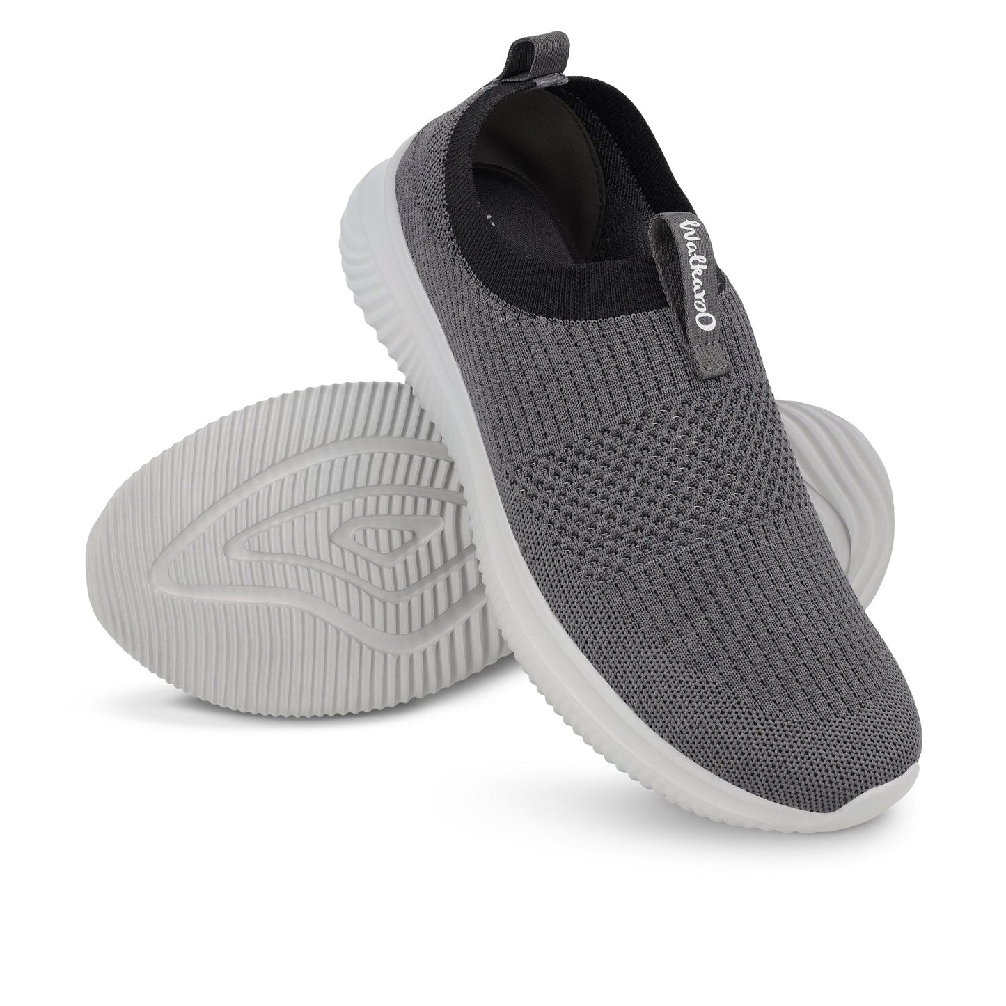 Men`s Slip-on Walking Shoes - WS9551 Grey