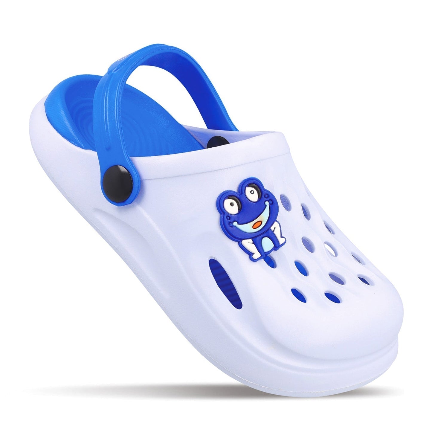 boys casuals sandals white blue