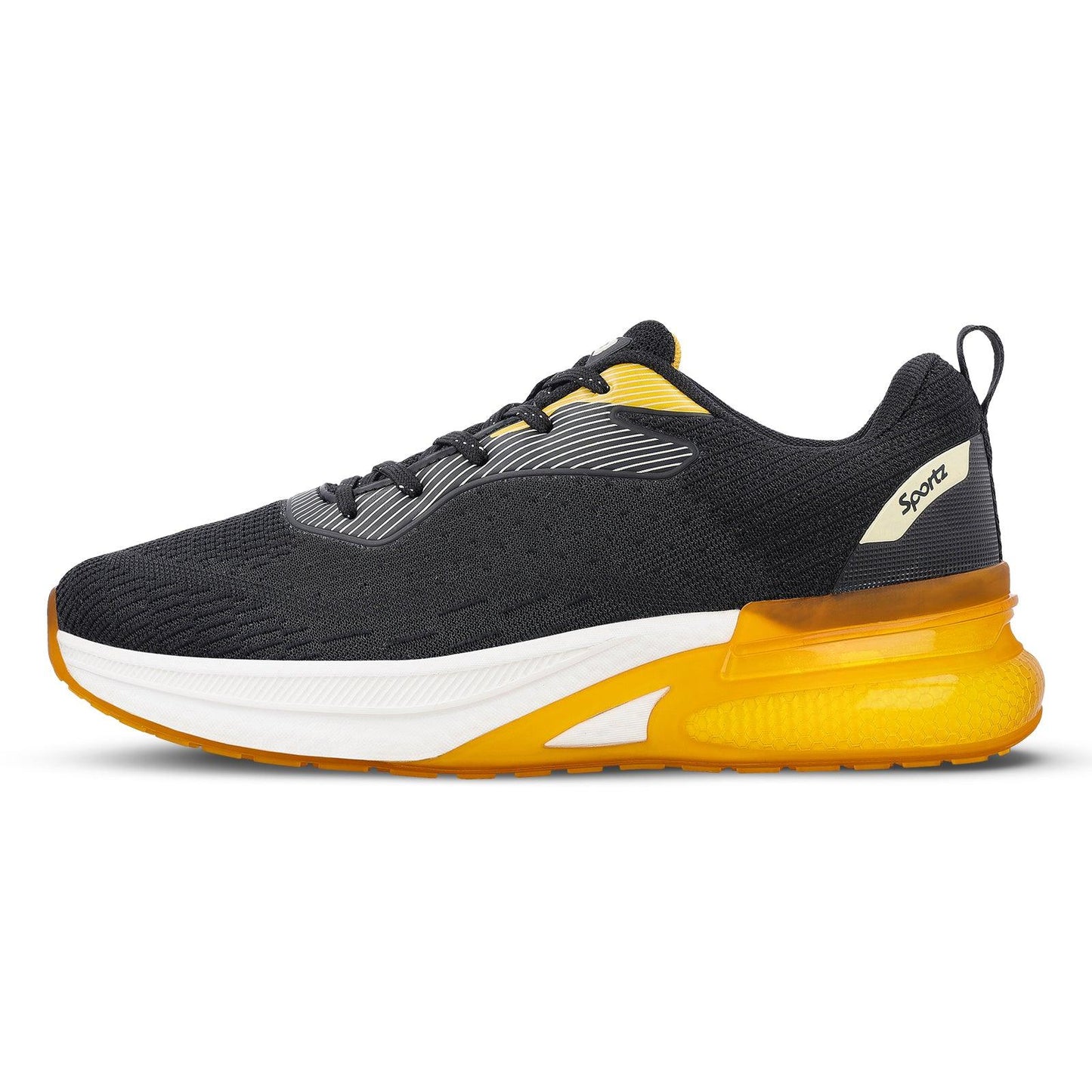 VORTIZ Men's Lace-up Walking Shoes - WS9140 Black