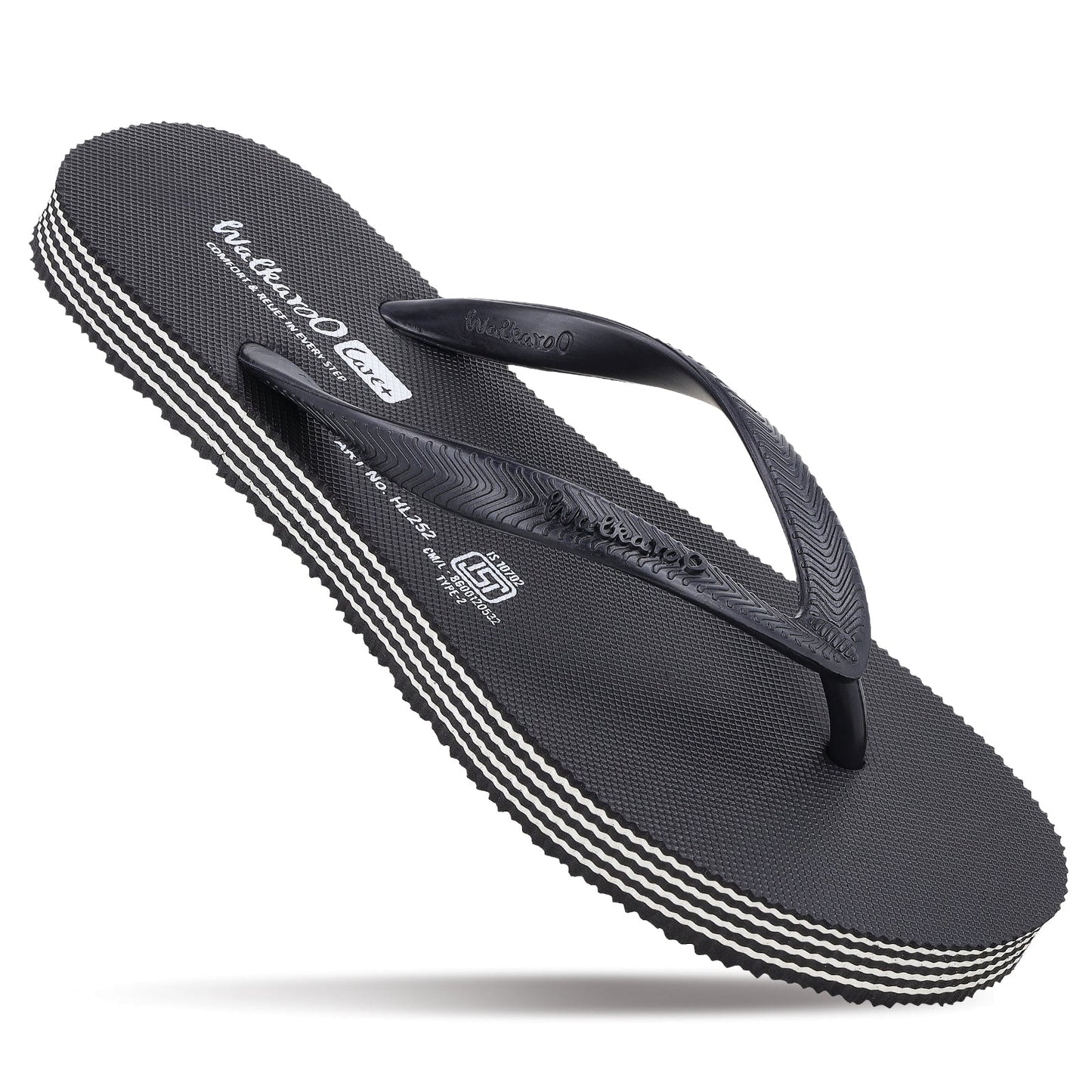 Women's Care Plus Slippers - HL252 Black