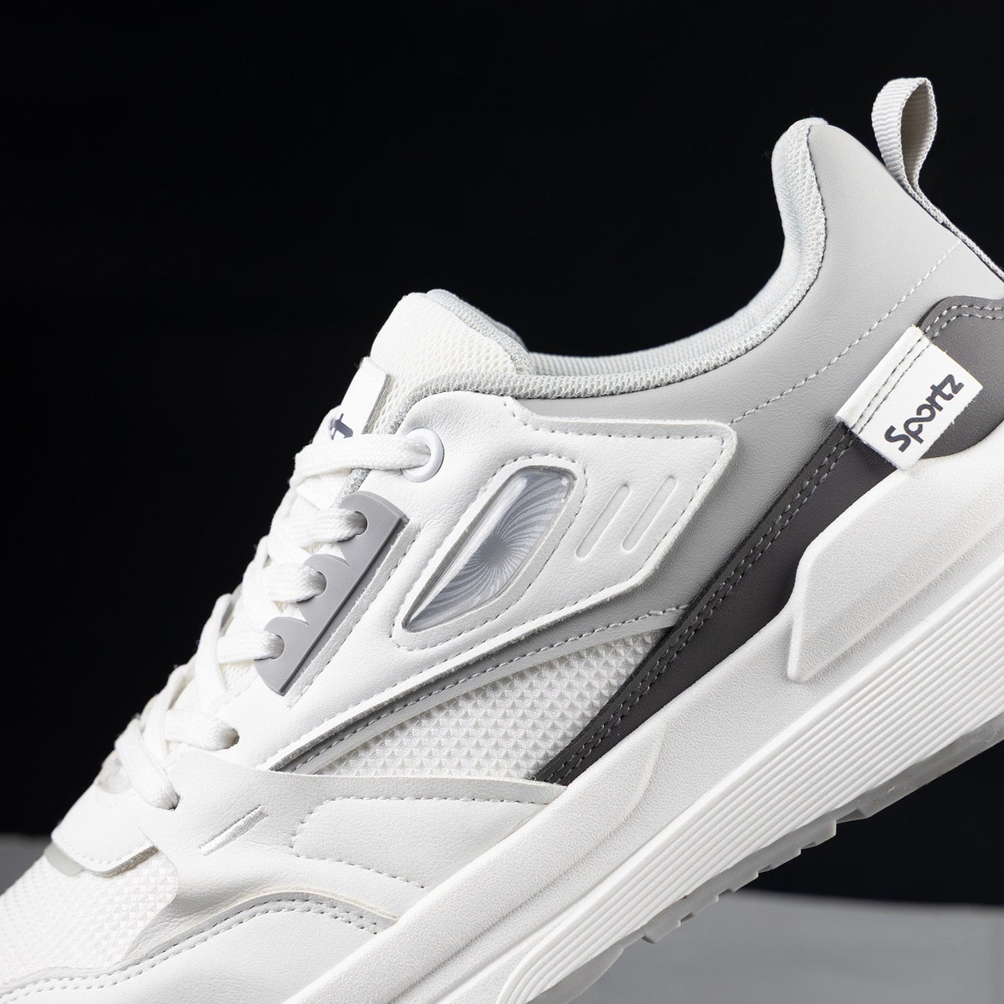 Men's Sports Sneakers - WY3496 White Grey