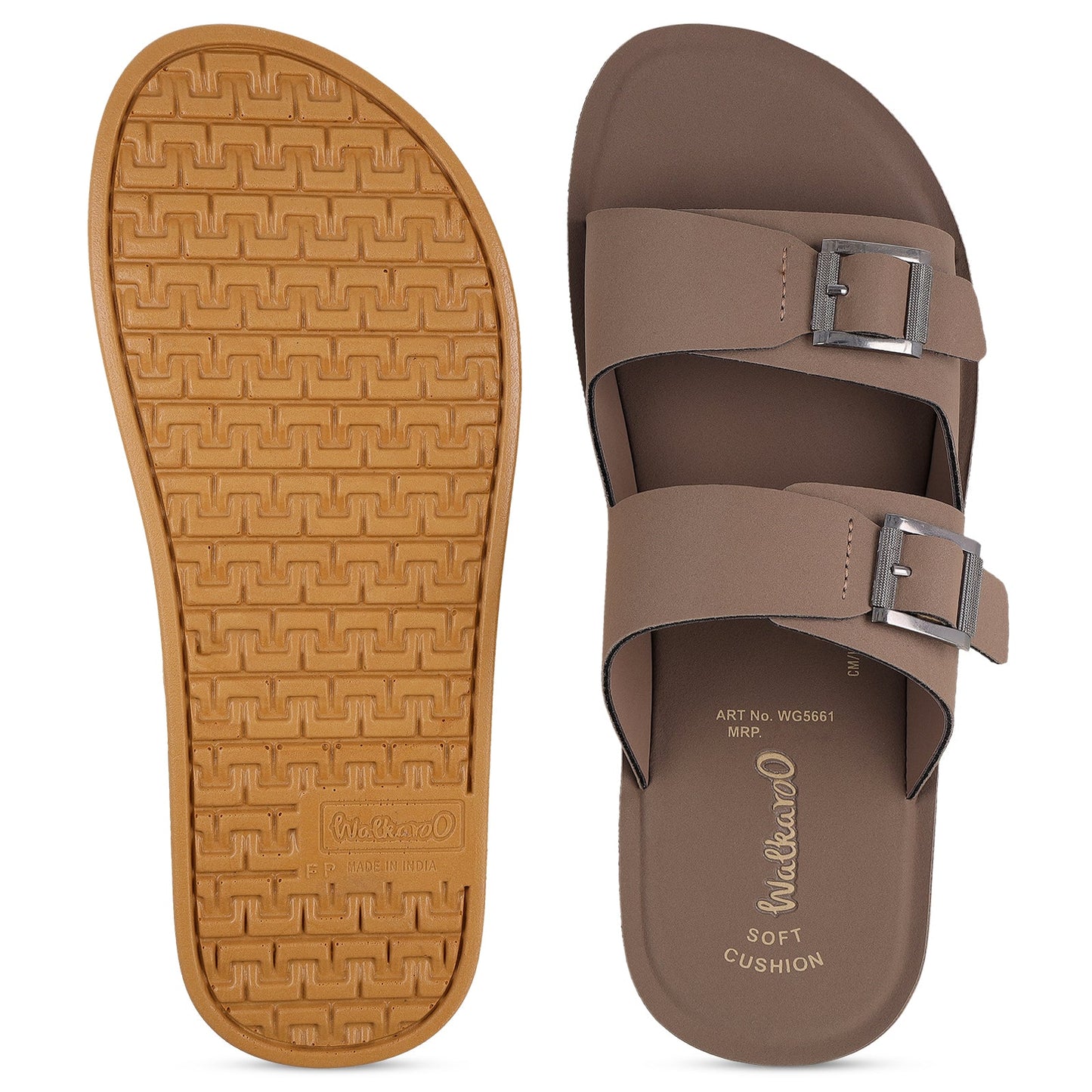 Men's Daily Wear Sandals - WG5661 Camel