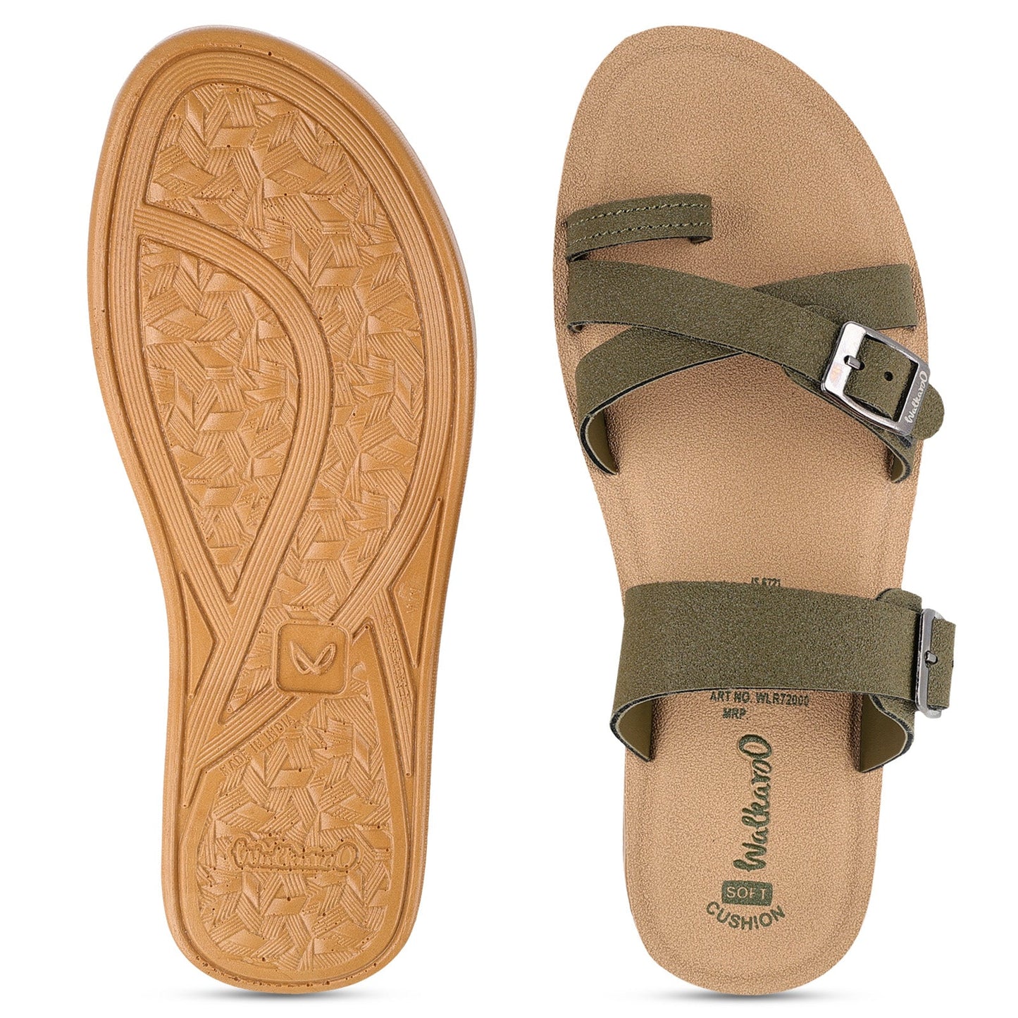 Women's Daily Wear Sandals - WLR72000 Olive Beige