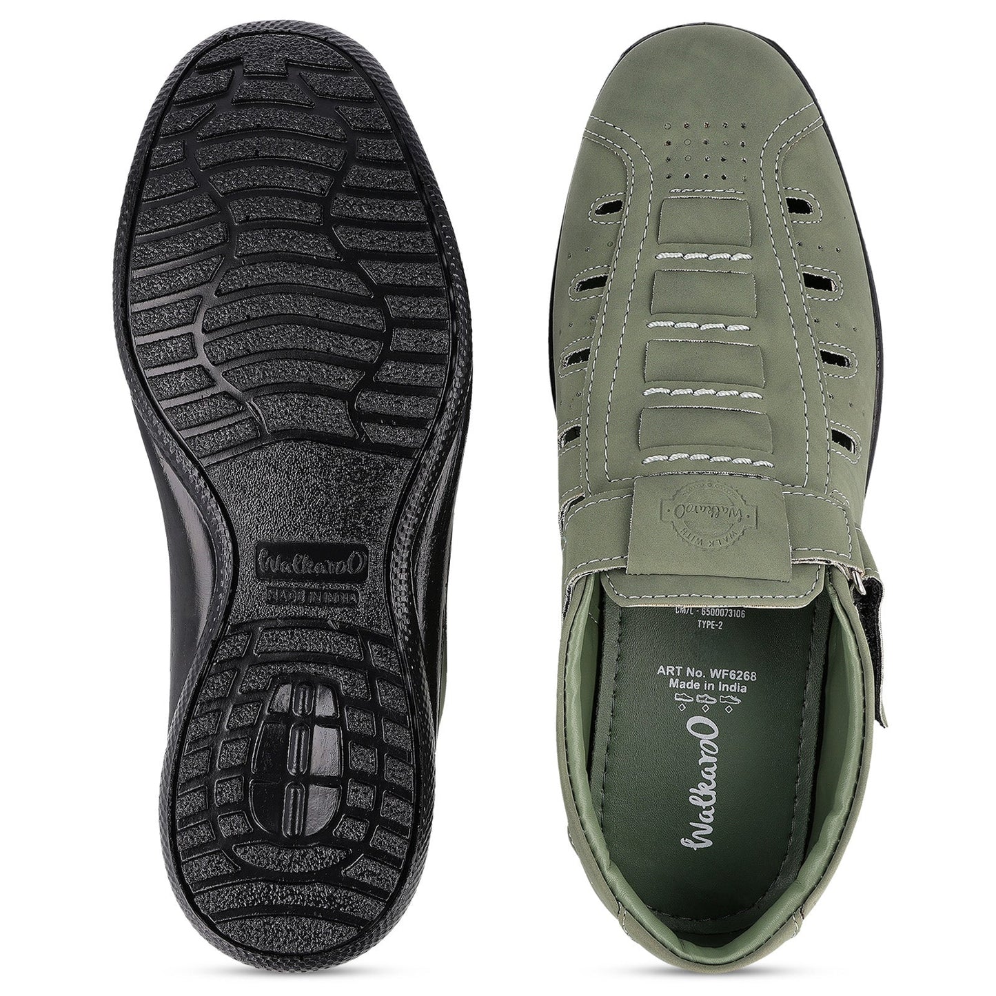 Men's Fisherman Sandals - WF6268 Sage Green