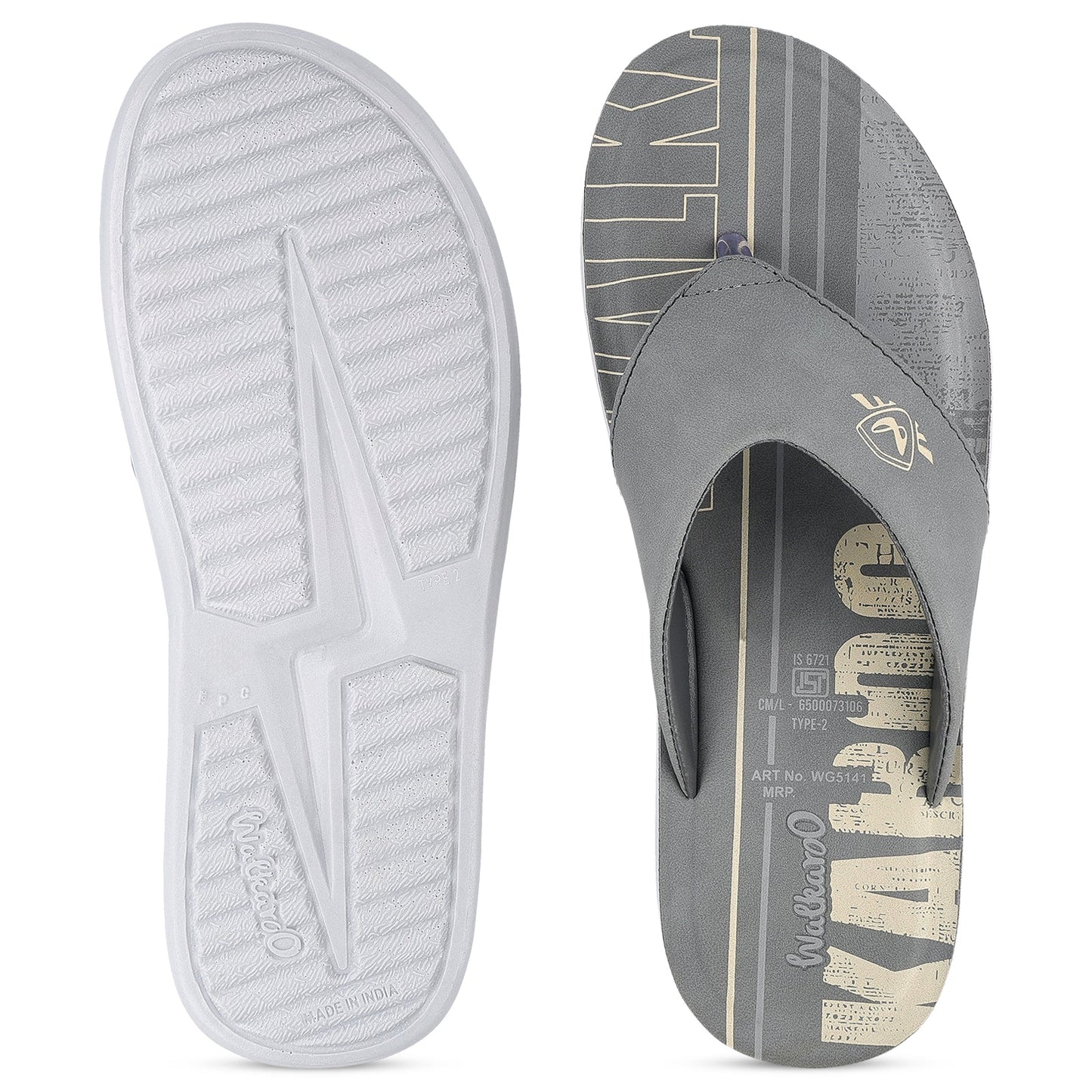 Men's Daily Wear Sandals - WG5141 Grey