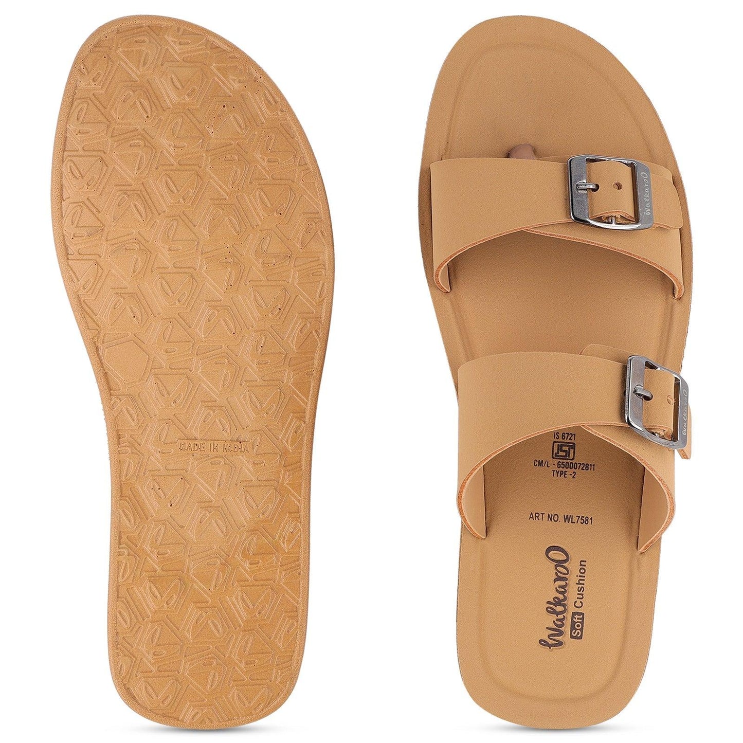 Women's Daily Wear Sandals - WL7581 Beige