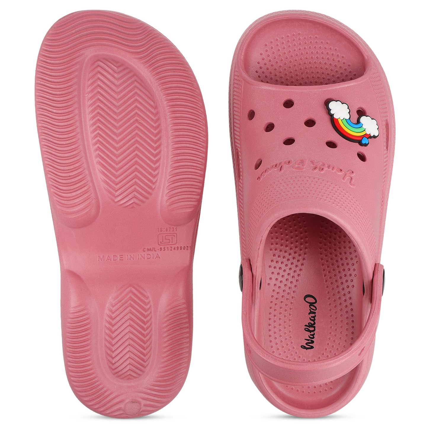 Walkaroo Women's Clogs - WC8937 Dark Peach
