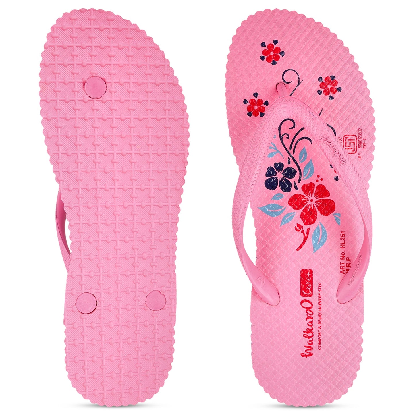 Women's Care Plus Slippers - HL251 Pink
