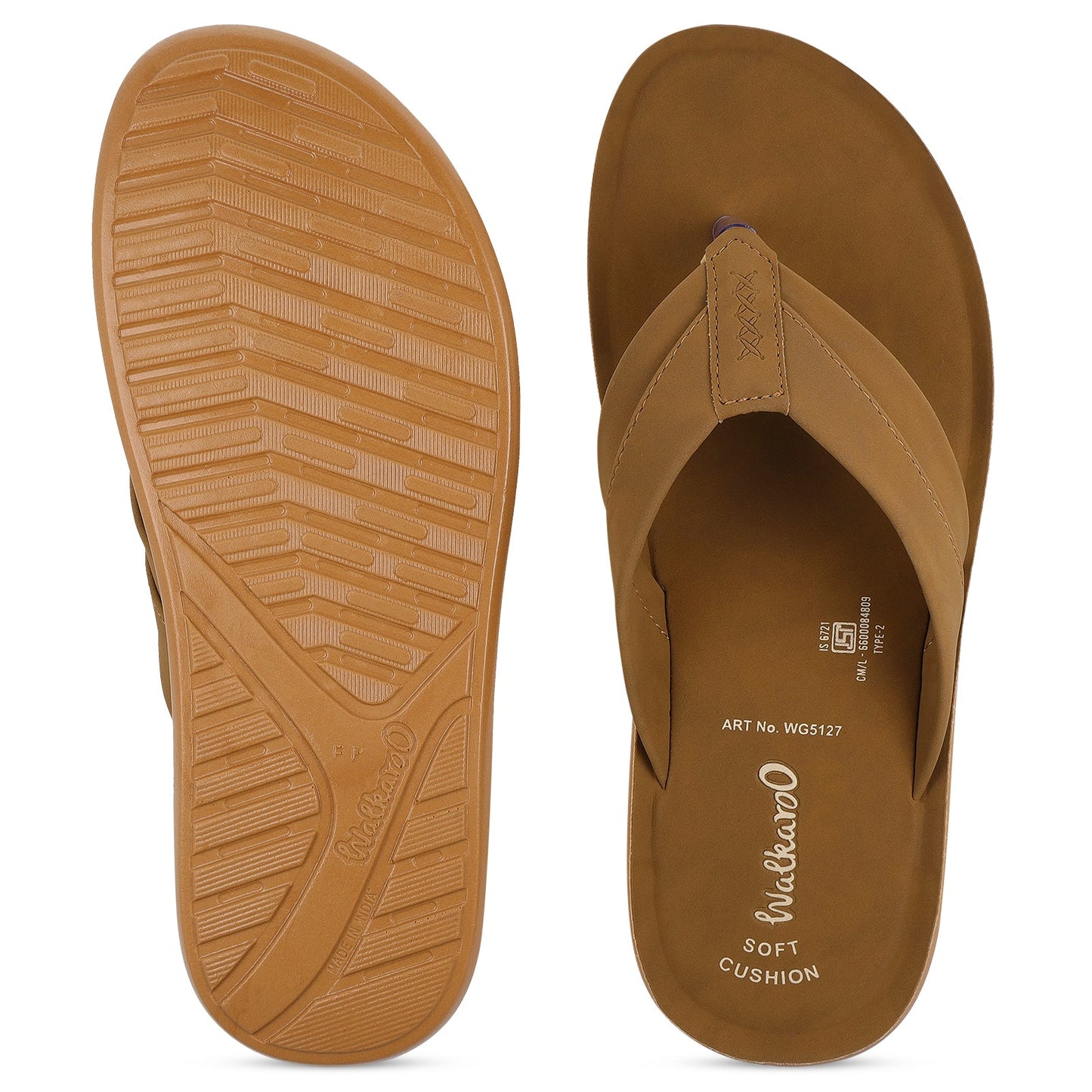 Men's Daily Wear Sandals - WG5127 Cedar Tan
