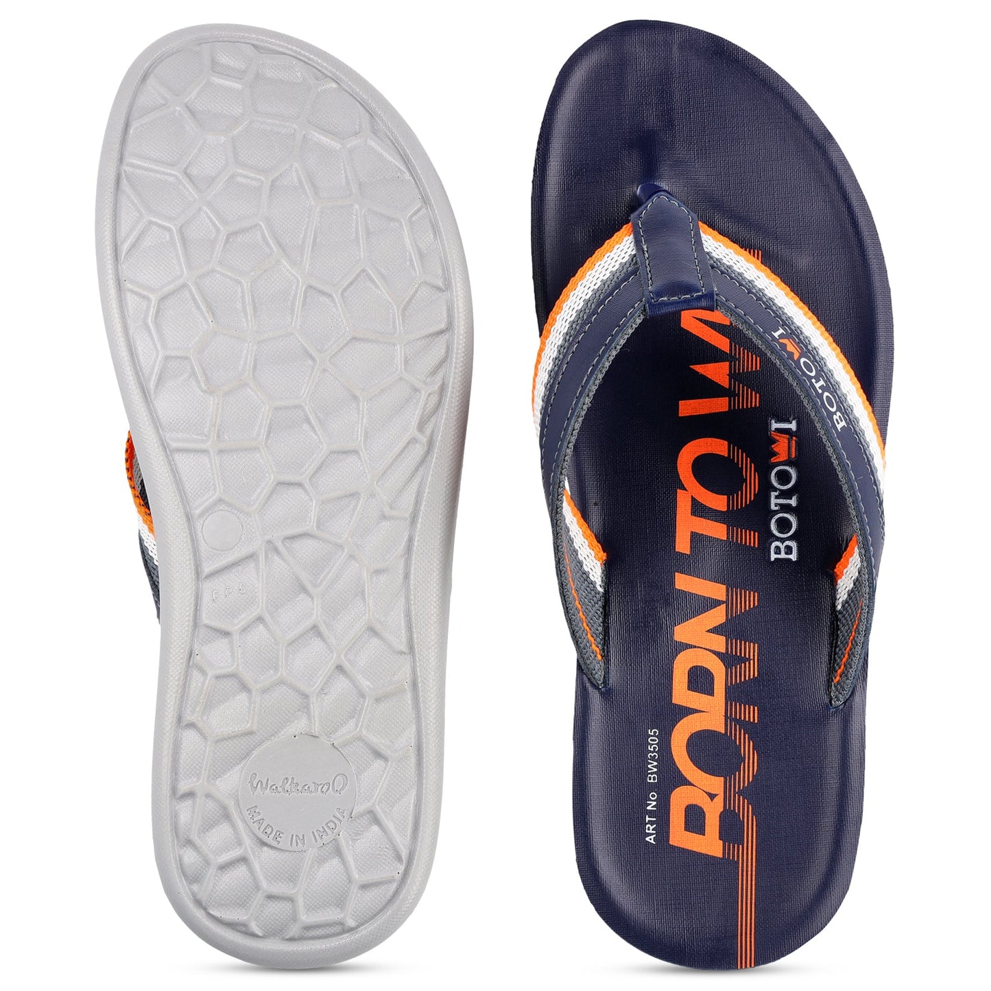 BOTOWI Men's Slipper - BW3505 Blue