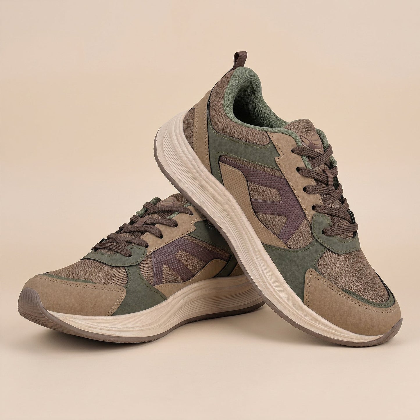 Men's Sports Shoe -ONG97009 Greige