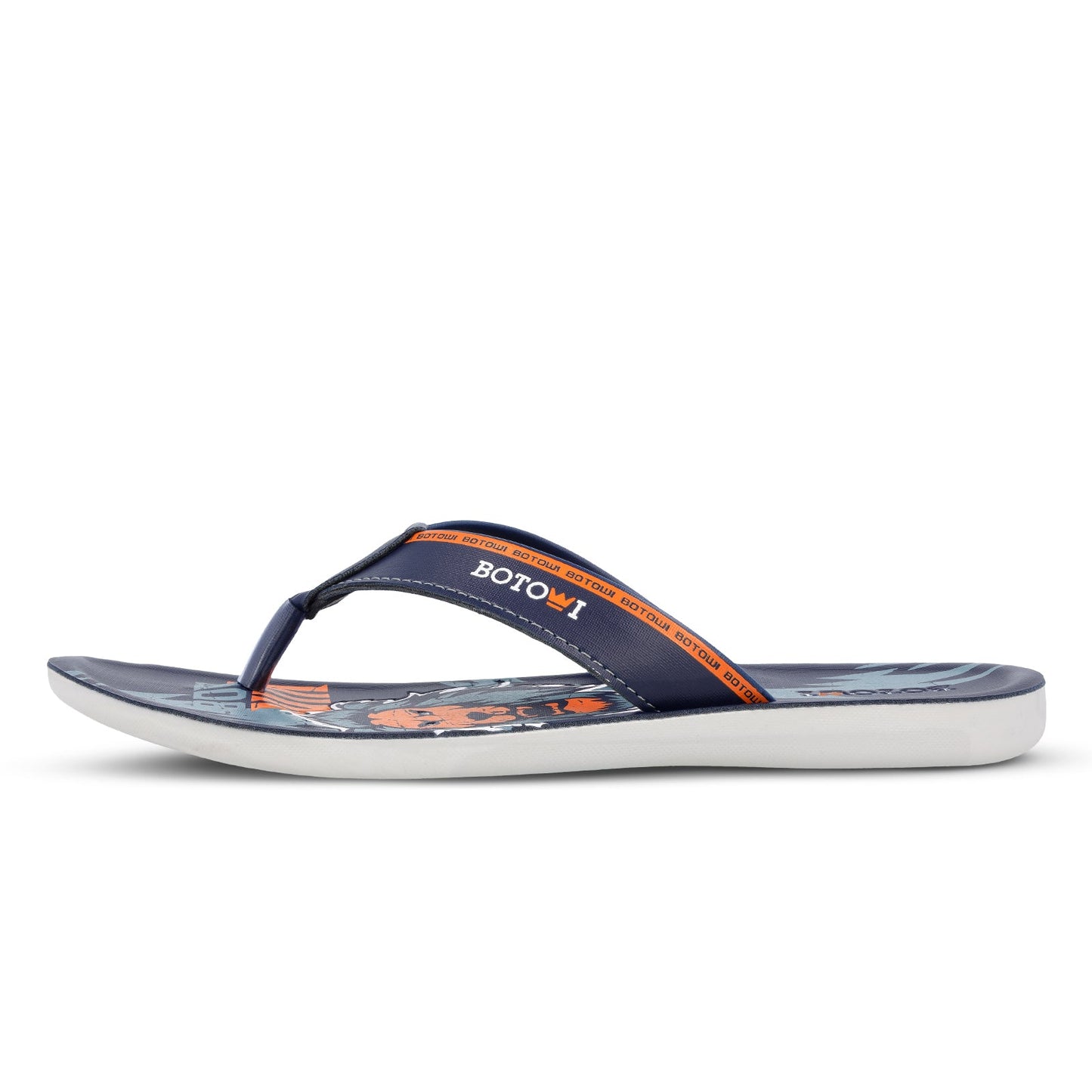BOTOWI Men's Slipper - BW3502 Blue Orange