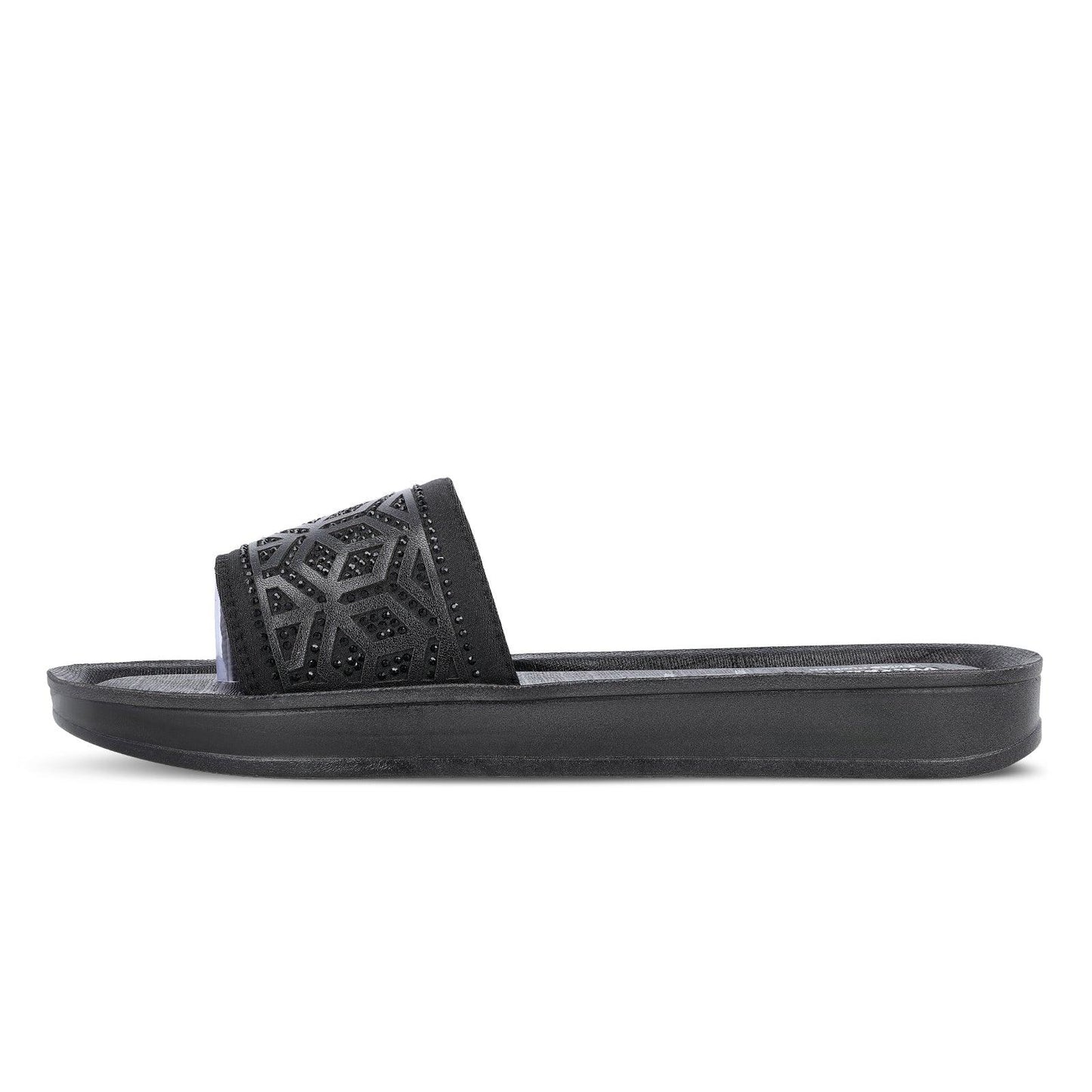 Women's Slide Sandals - WE2355 Black