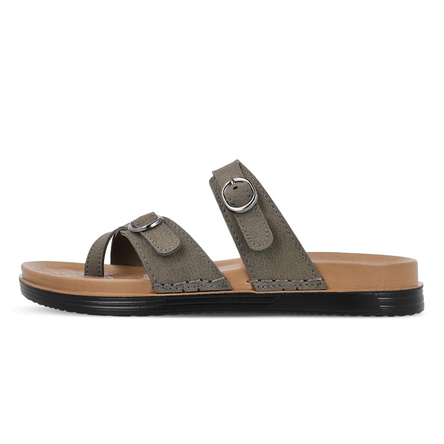 Women's Daily Wear Comfort Sandals - WE2501 OLIVE