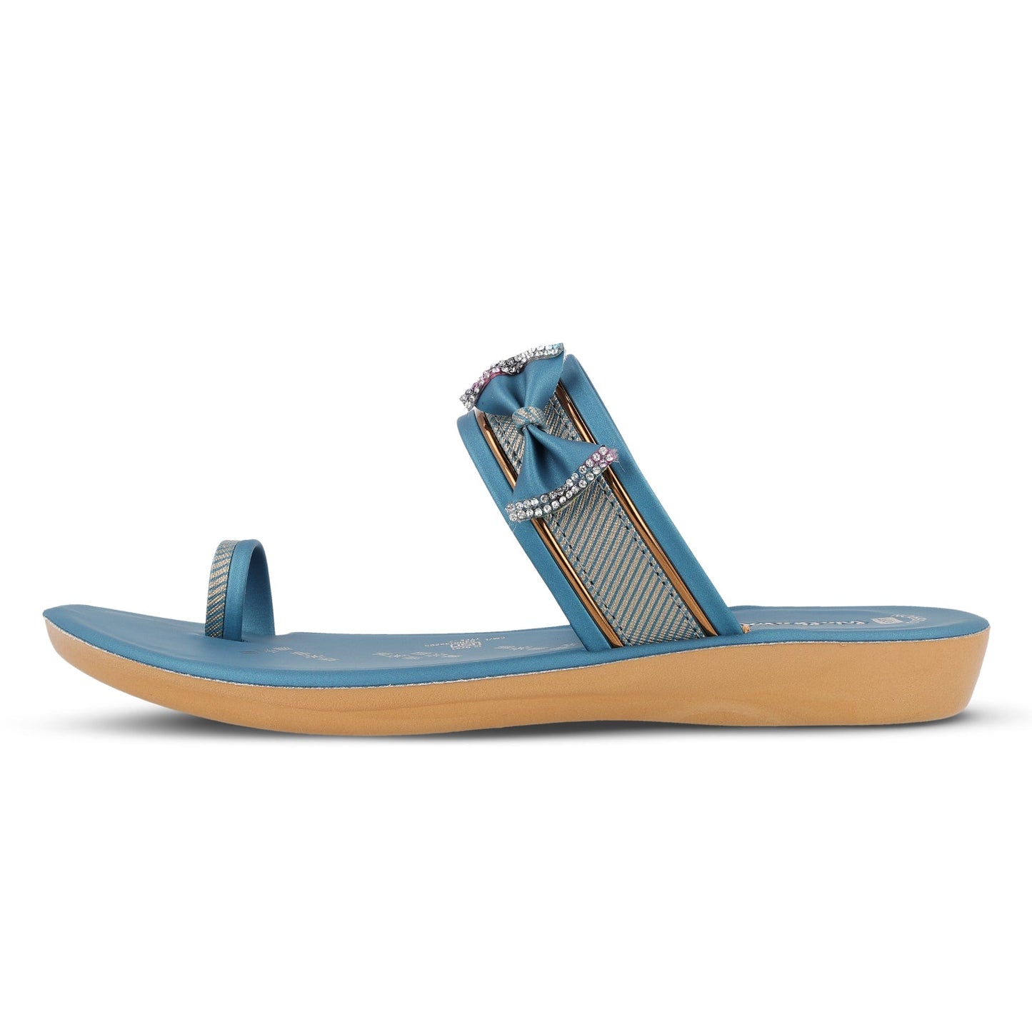 Women's Daily Wear Sandals - WLR74507 Peacock Blue