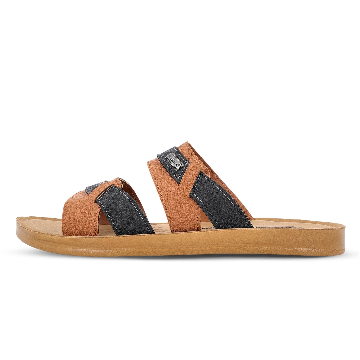 Men's Daily Wear Comfort Sandals - WGB53064 Tan Black