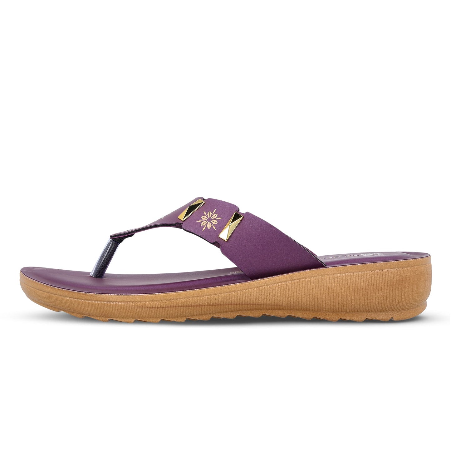 Women's Daily Wear Sandals - WL7212 Plum