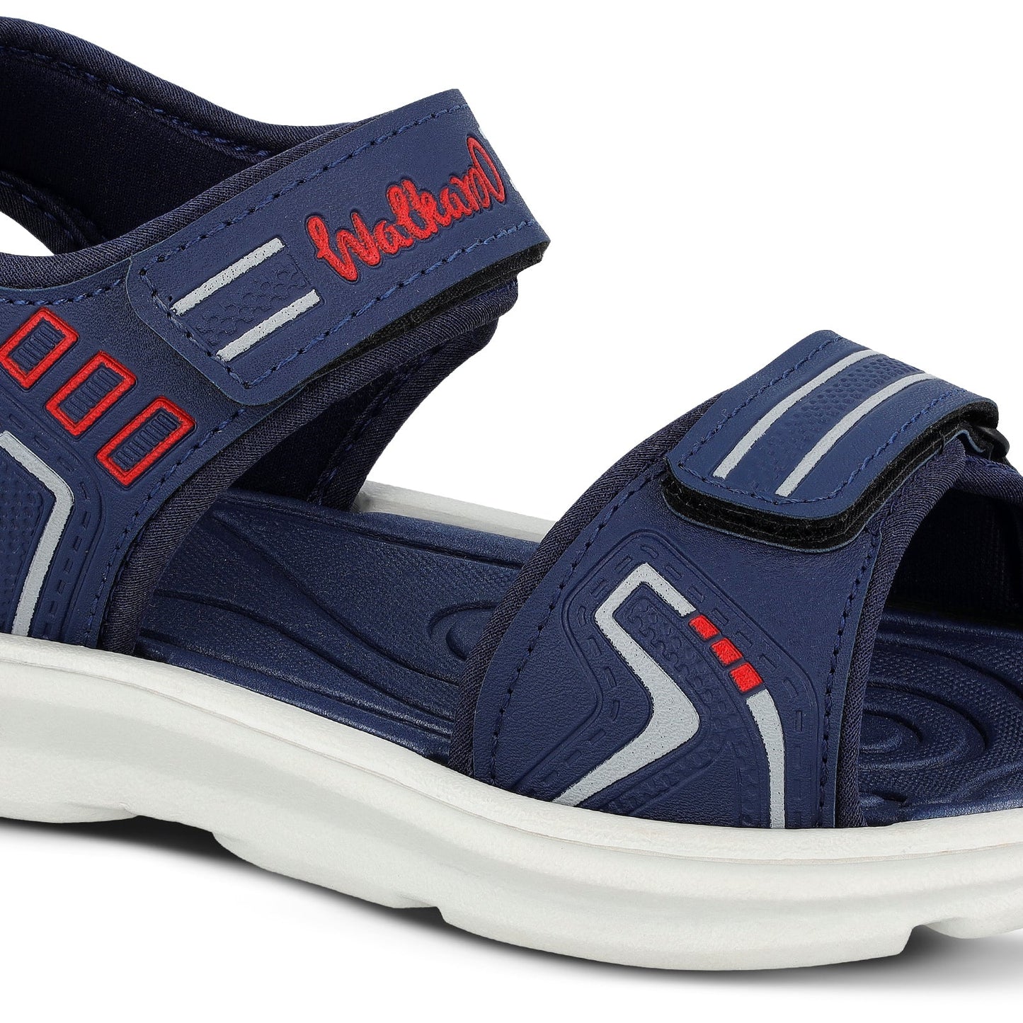 Boys Sports Sandals - WC4413 Navy Blue Red