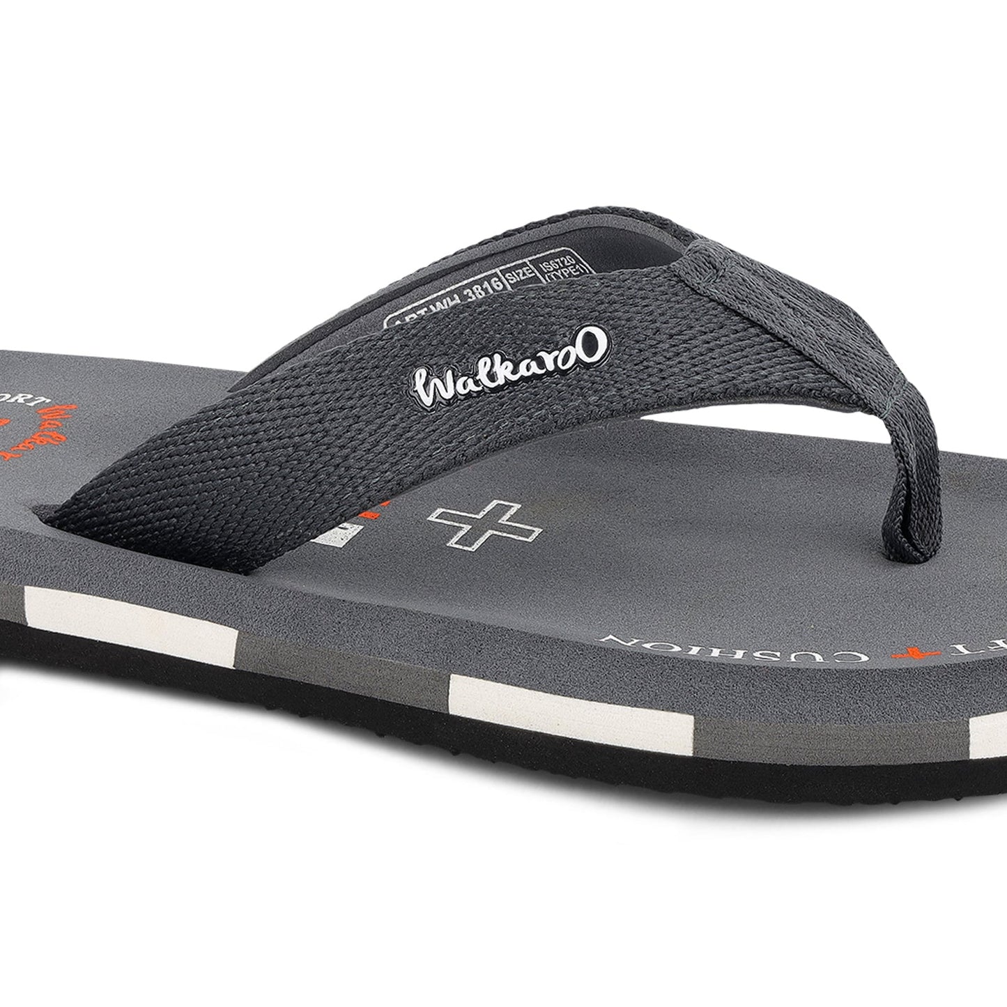 Men's Care Plus Flip-Flop - WH3816 Grey