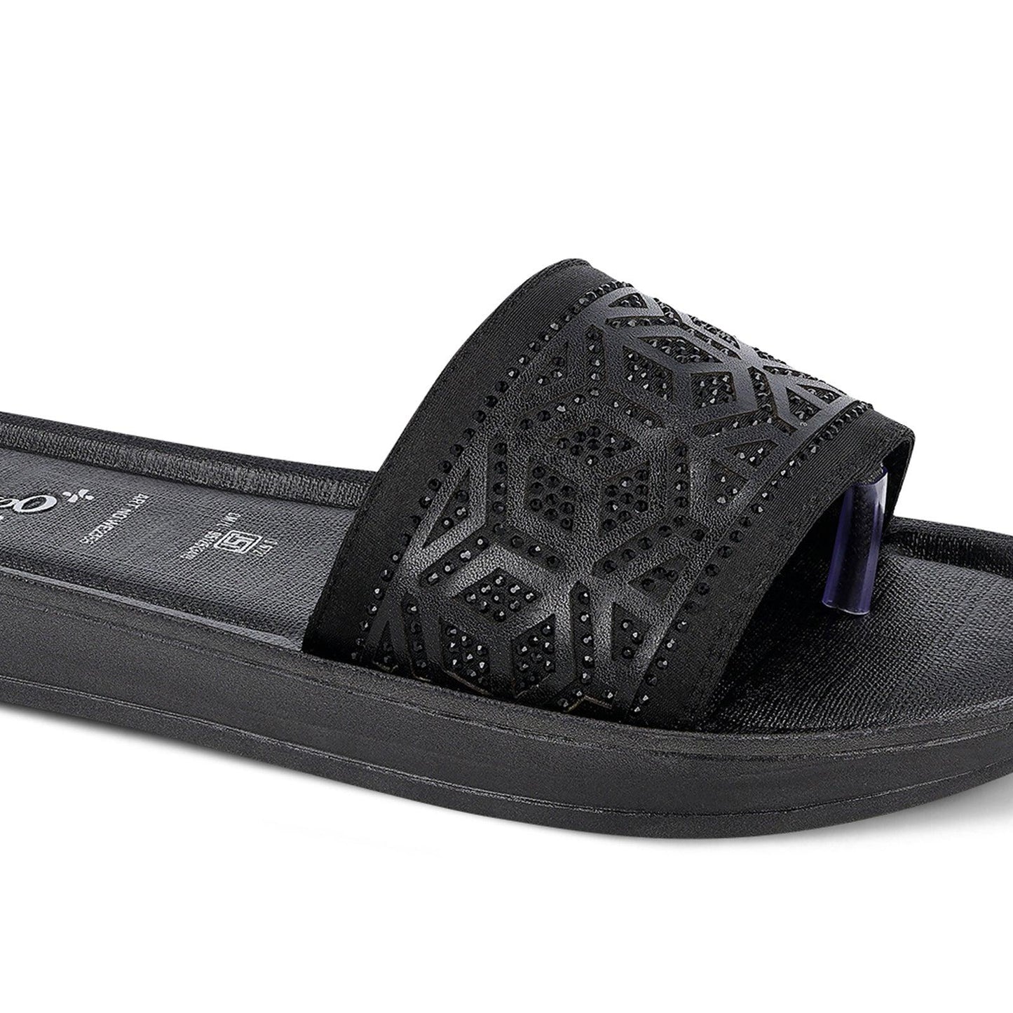 Women's Slide Sandals - WE2355 Black