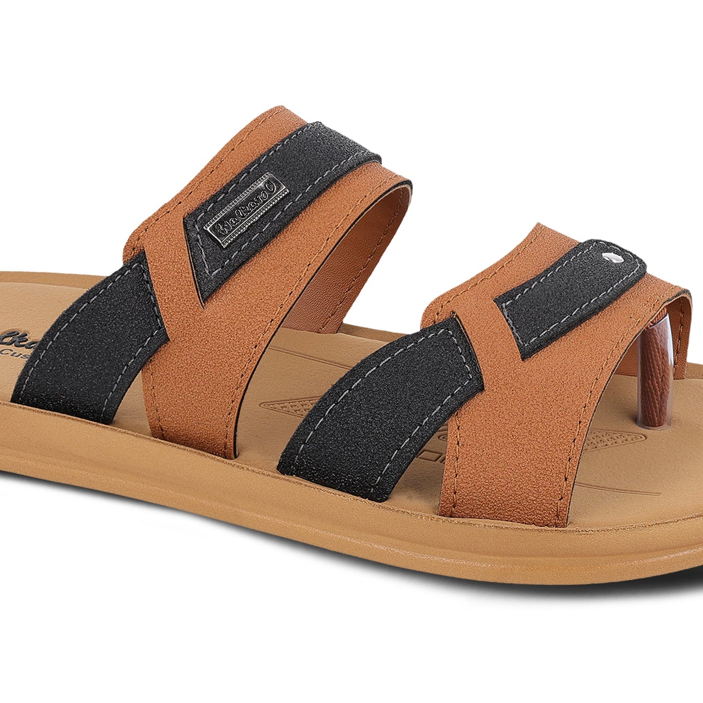 Men's Daily Wear Comfort Sandals - WGB53064 Tan Black