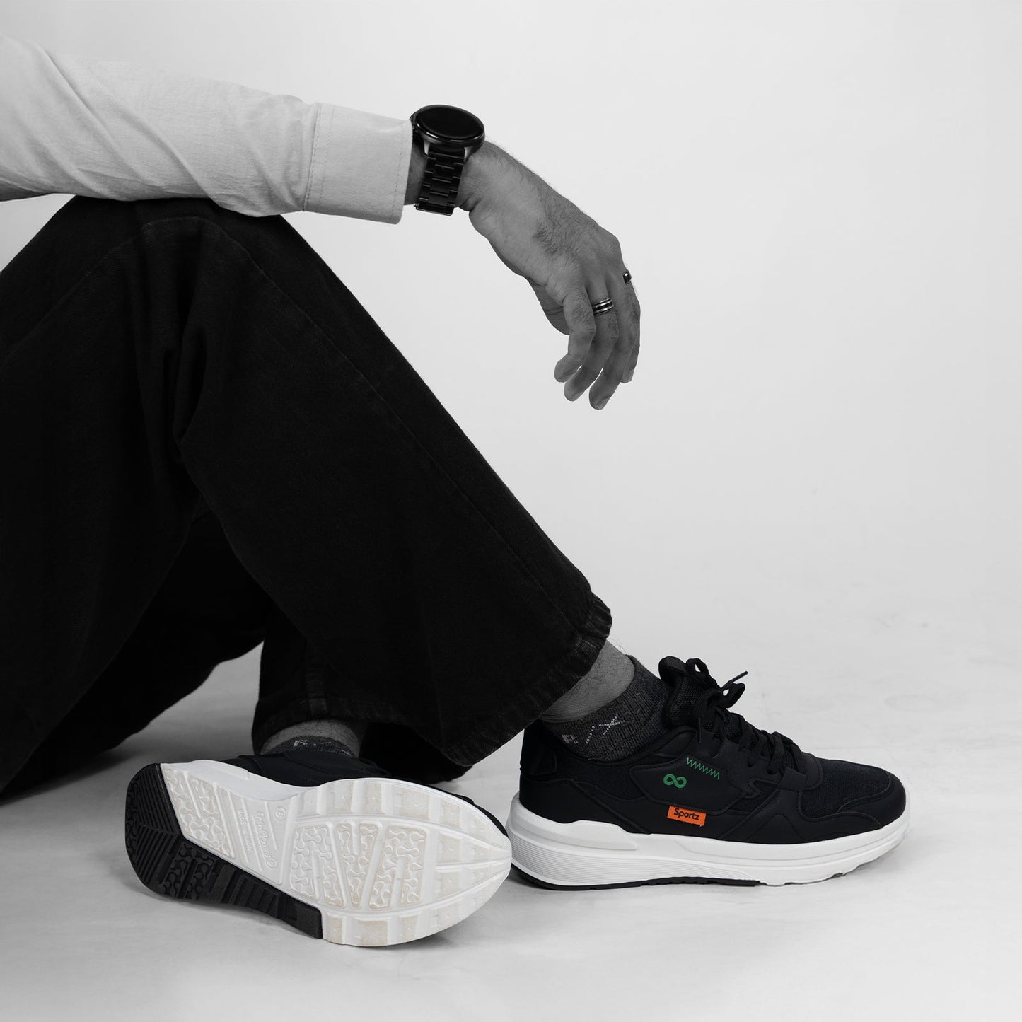 Men's Sports Sneakers - SGE24004 Black