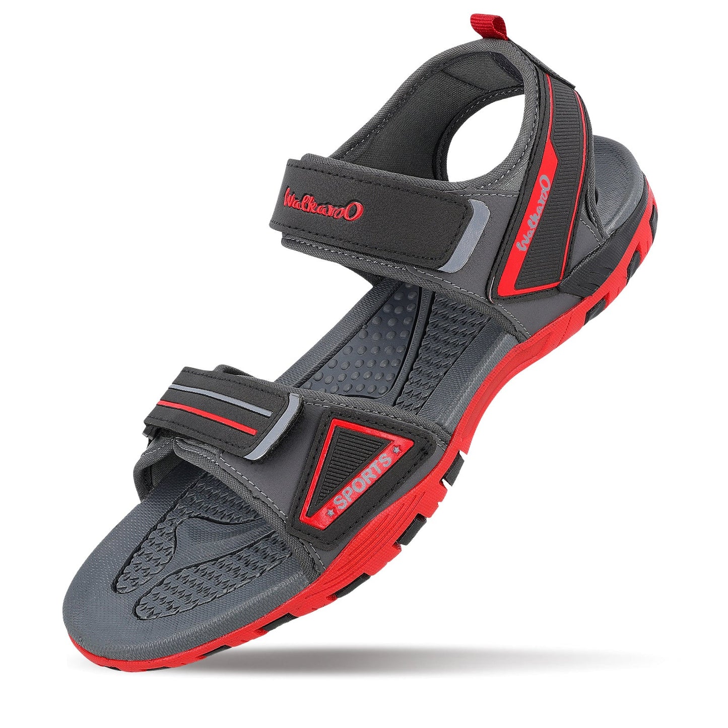 Men's Sports Sandals - WC4482 Grey Red