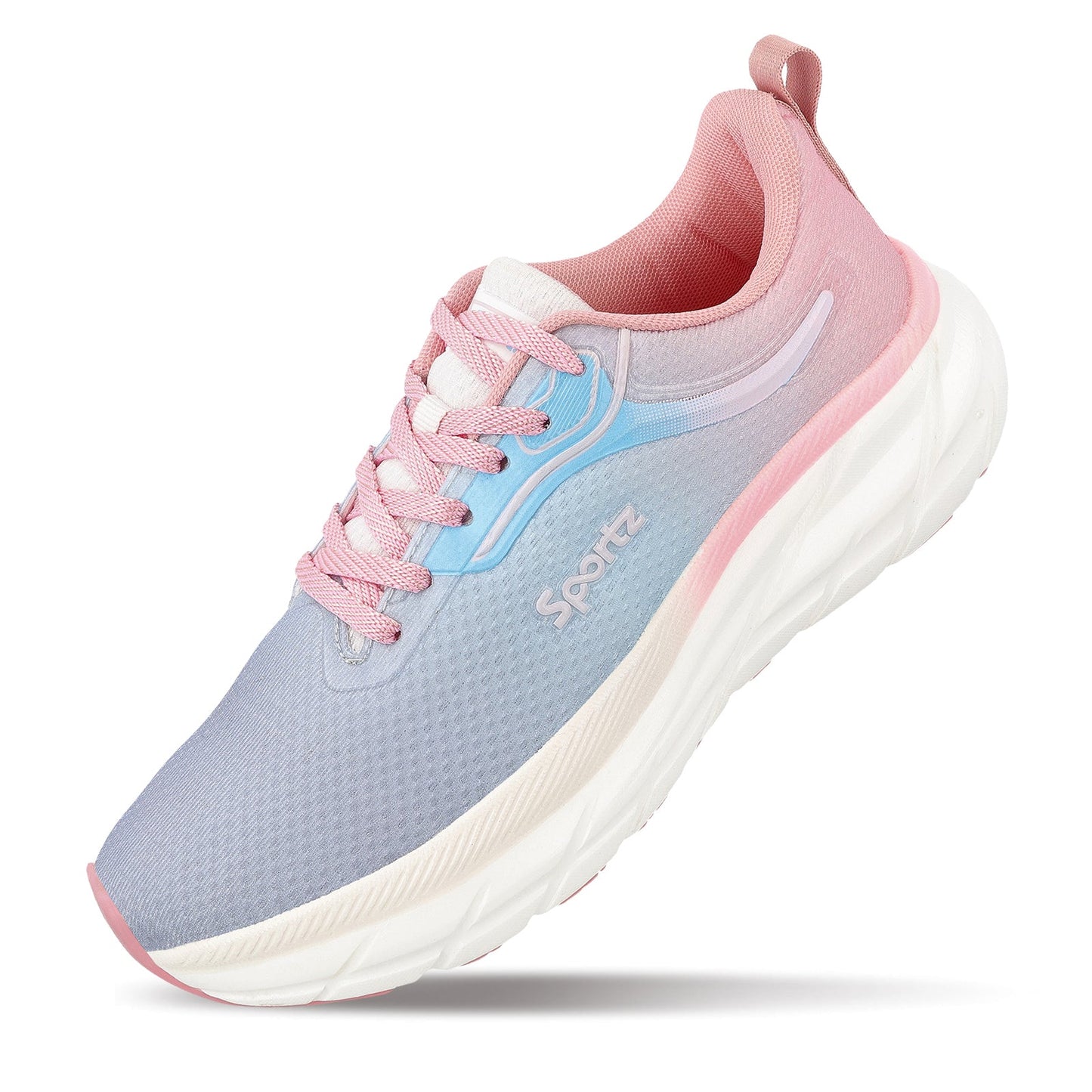 Women's Lace-up Sports Shoe - WS9917 Peach Sky