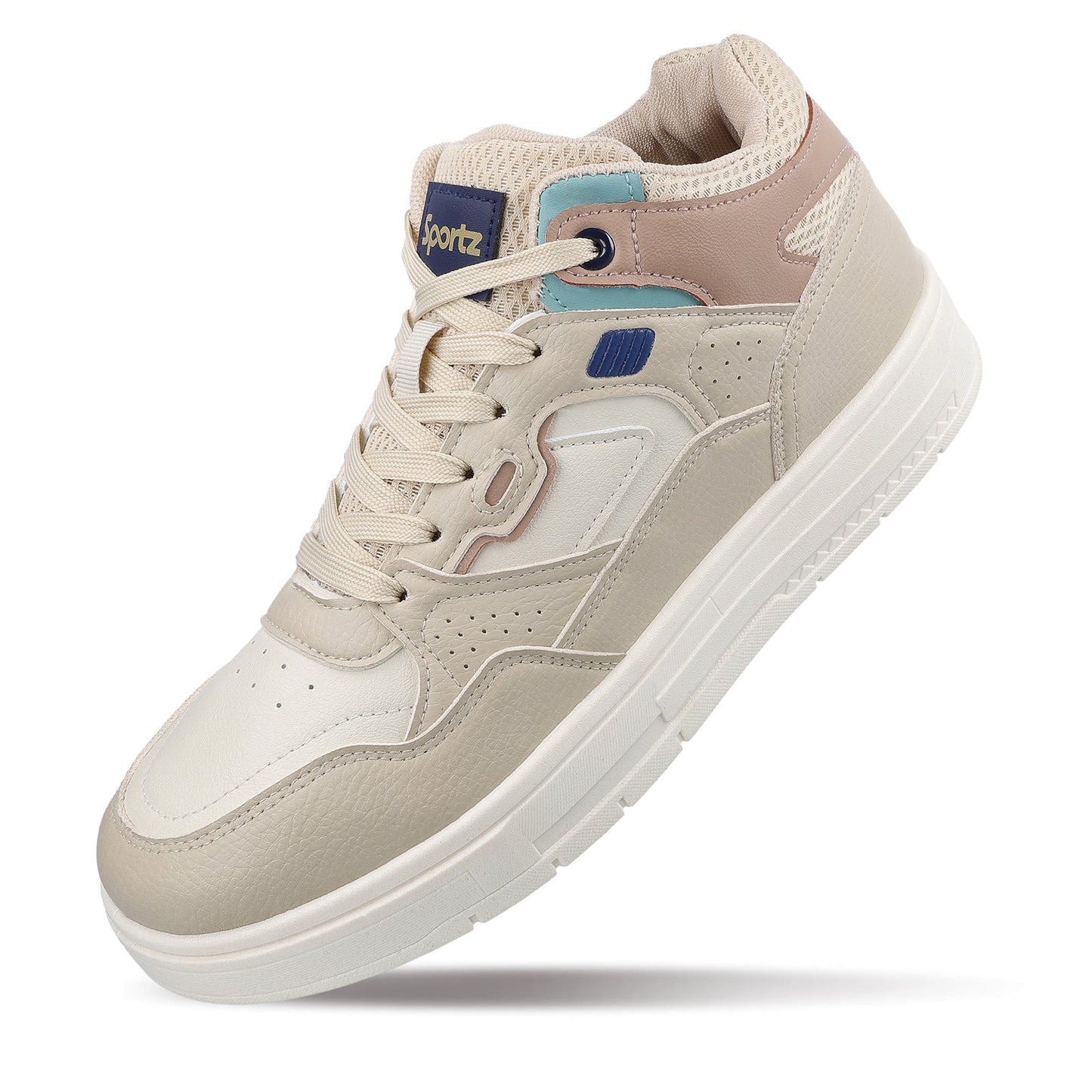 Men's Sports Sneakers - WY3485 White Beige