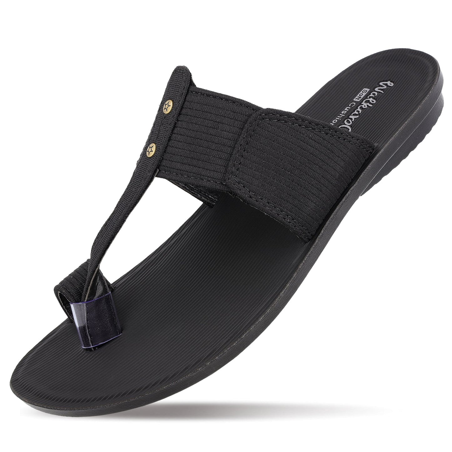 Men's Traditional Chappal - WGR53158 Black