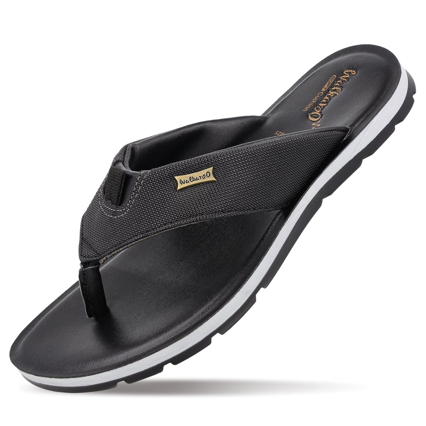 Men's Daily Wear V-Strap Sandals - WE1025 Black