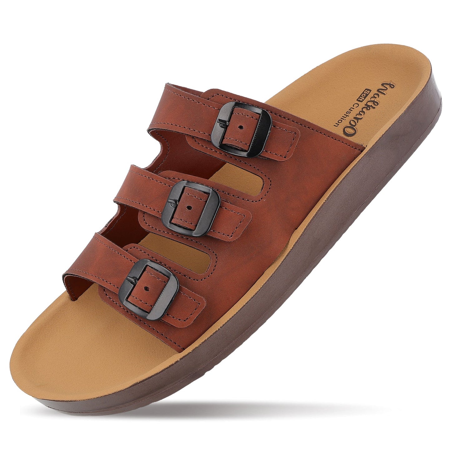 Men's Daily Wear Sandals - WGR53105 Barn Red