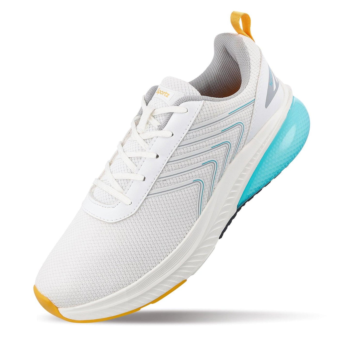 WENGOR Men's Lace-up Sports Shoe - White