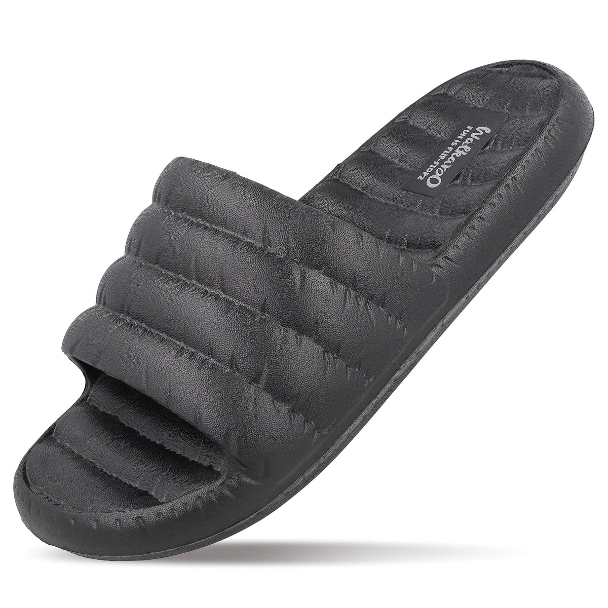 Men's Flip Flop Sliders - WC8770 Black