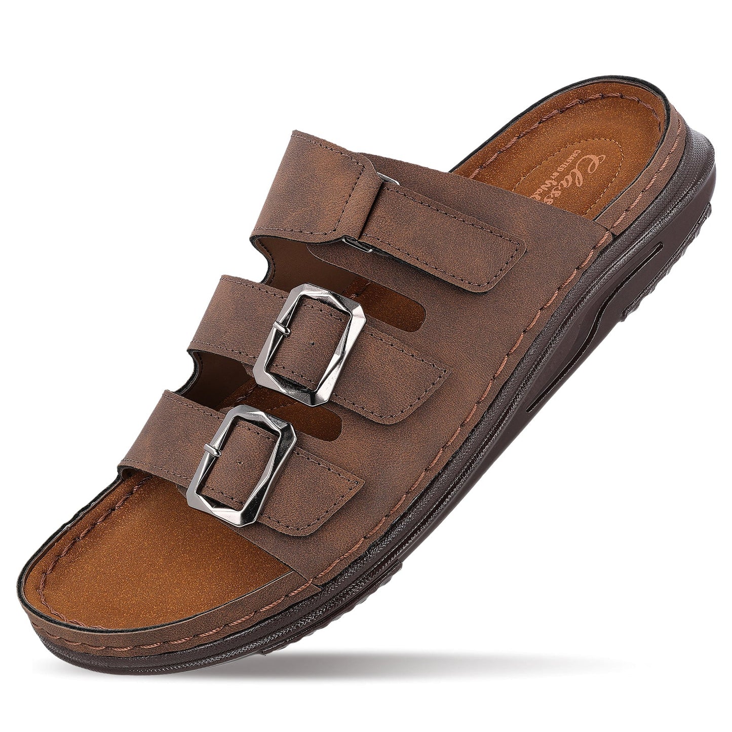 Men's Daily Wear Comfort Sandals - WGP53053 Brown