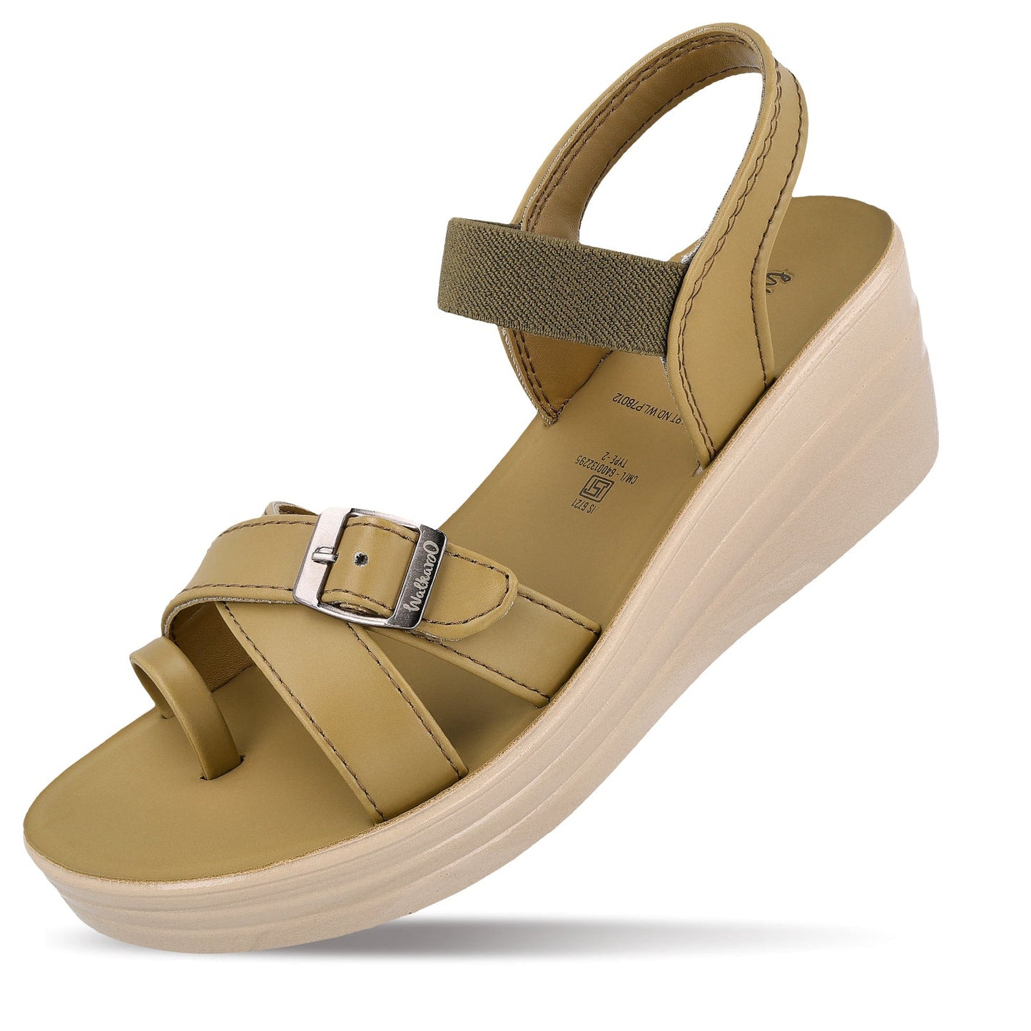 Women's Wedge Heel Sandals - WLP78012 Cocoon Green