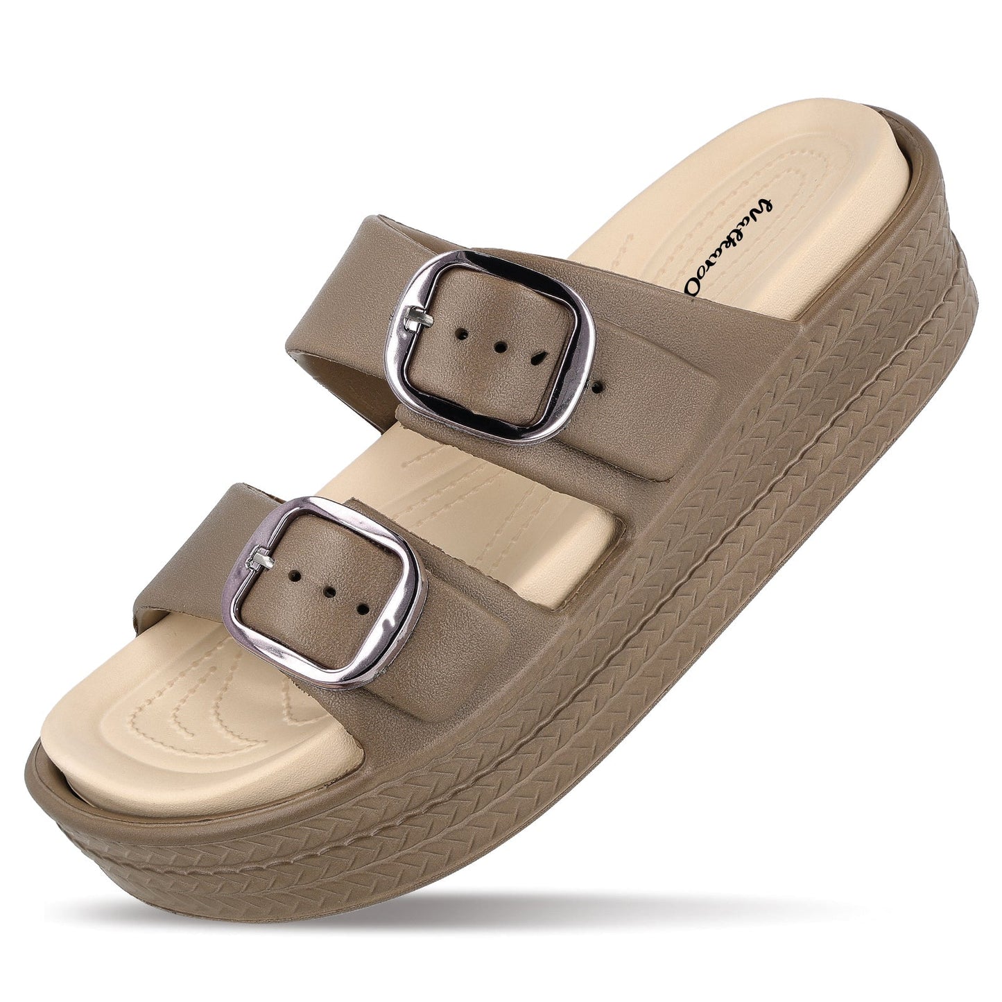 Women's Daily Wear Sandals - FLR43104 Brown