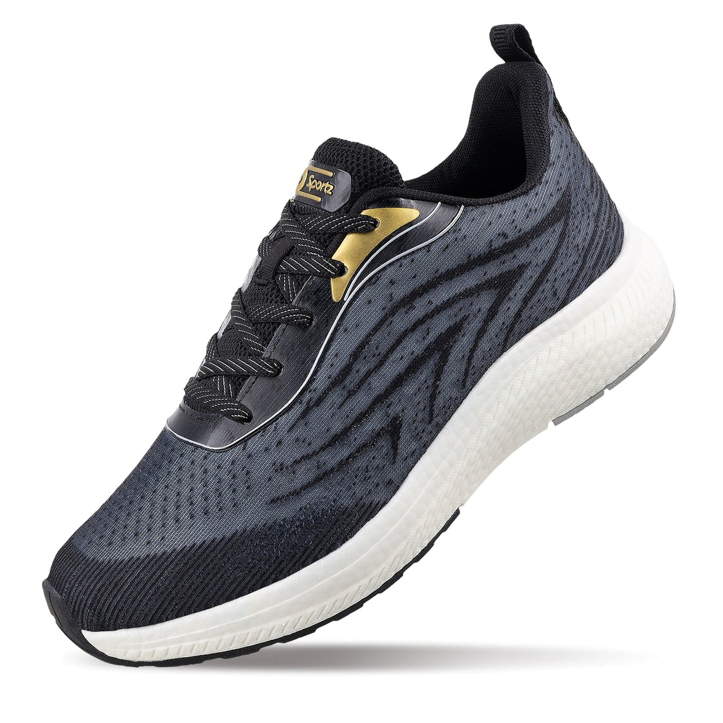 DANZO Men's Lace-up Sports Shoe - WS9147 Black Gold